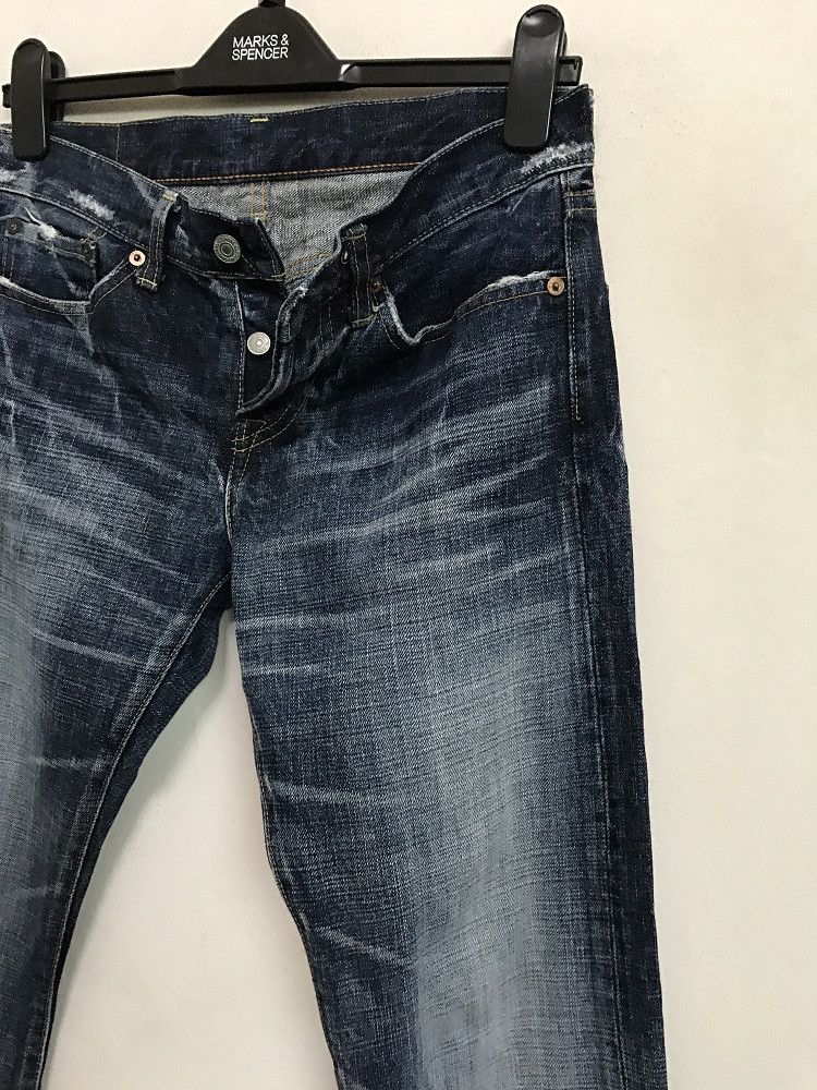 Eternal ETERNAL Made in Japan Rips Distressed Buttonfly Denim Jeans Size US 29 - 5 Thumbnail