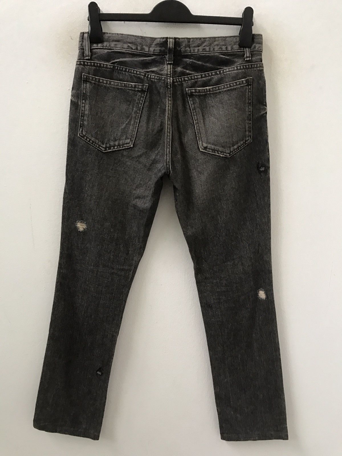 Lounge Lizard Lounge Lizard Made in Japan Distressed Rips Denim Jeans Size US 31 - 9 Thumbnail