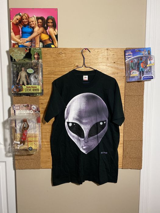 Vintage Vintage Fashion Victim Alien Workshop Big Face Head tee