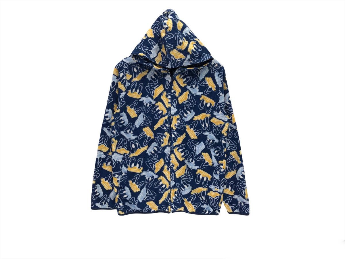 Vintage Duck Full Print Cartoon Fleece Hoddie