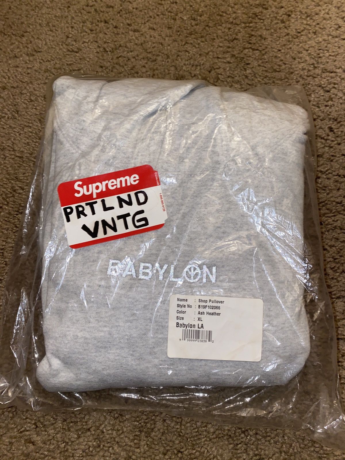 Babylon Heather Grey Babylon Hoodie 3M reflective Size US XL / EU 56 / 4 - 2 Thumbnail