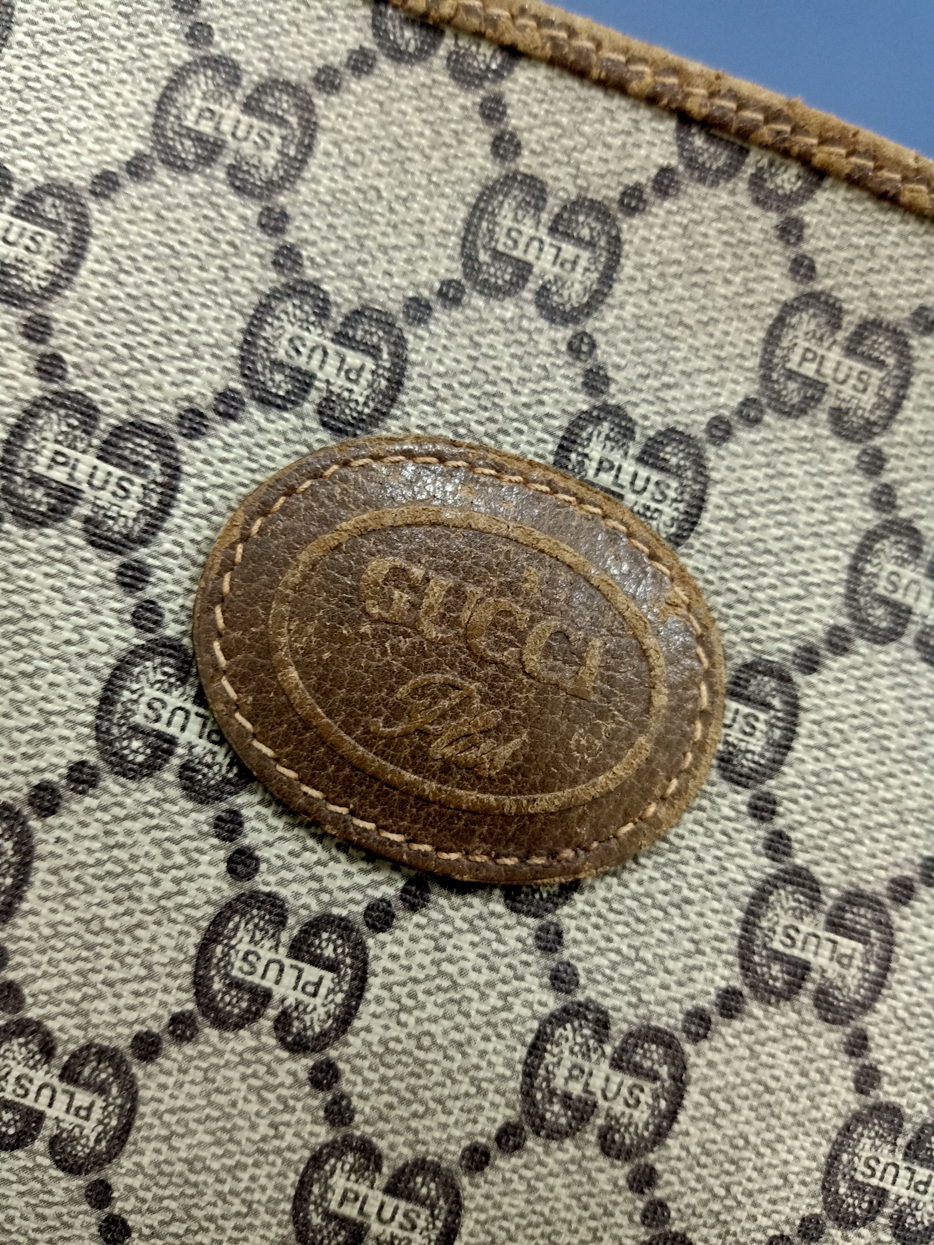 Gucci × Vintage 🔥Hot Item🔥 Gucci Plus Monogram Clutch Bag Size ONE SIZE - 7 Thumbnail