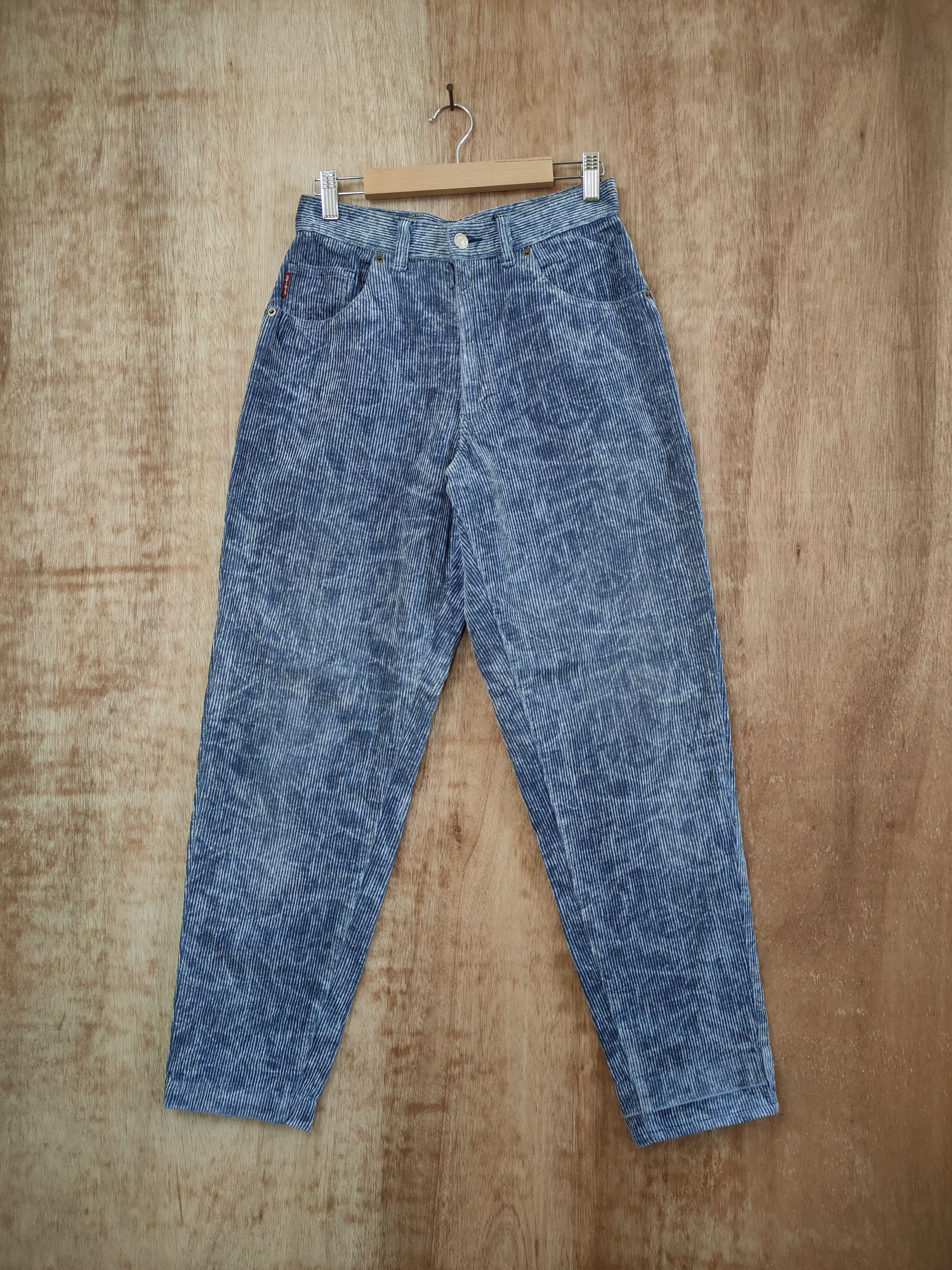 Big John × Vintage BIG JOHN SPIRIT VELVET CORDUROY BAGGY PANTS Size US 26 / EU 42 - 15 Thumbnail