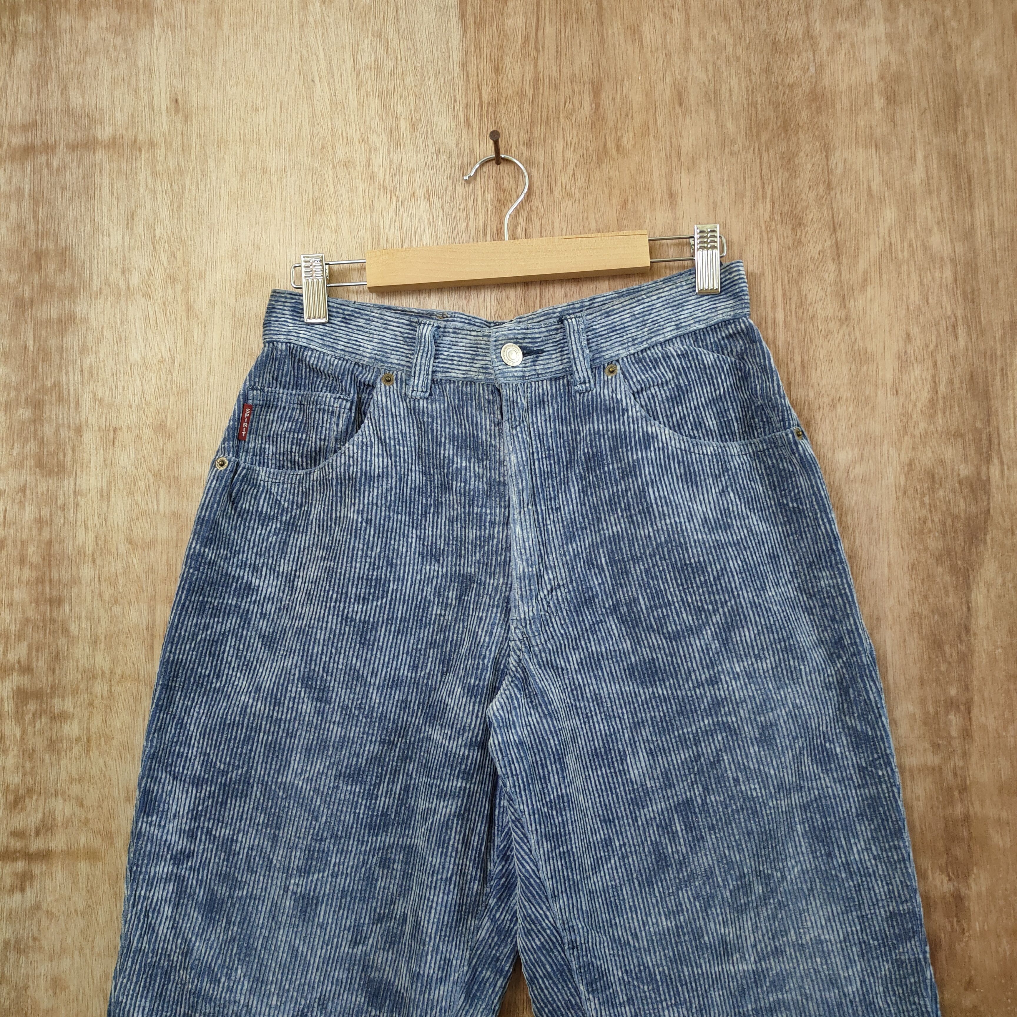 Big John × Vintage BIG JOHN SPIRIT VELVET CORDUROY BAGGY PANTS Size US 26 / EU 42 - 2 Thumbnail