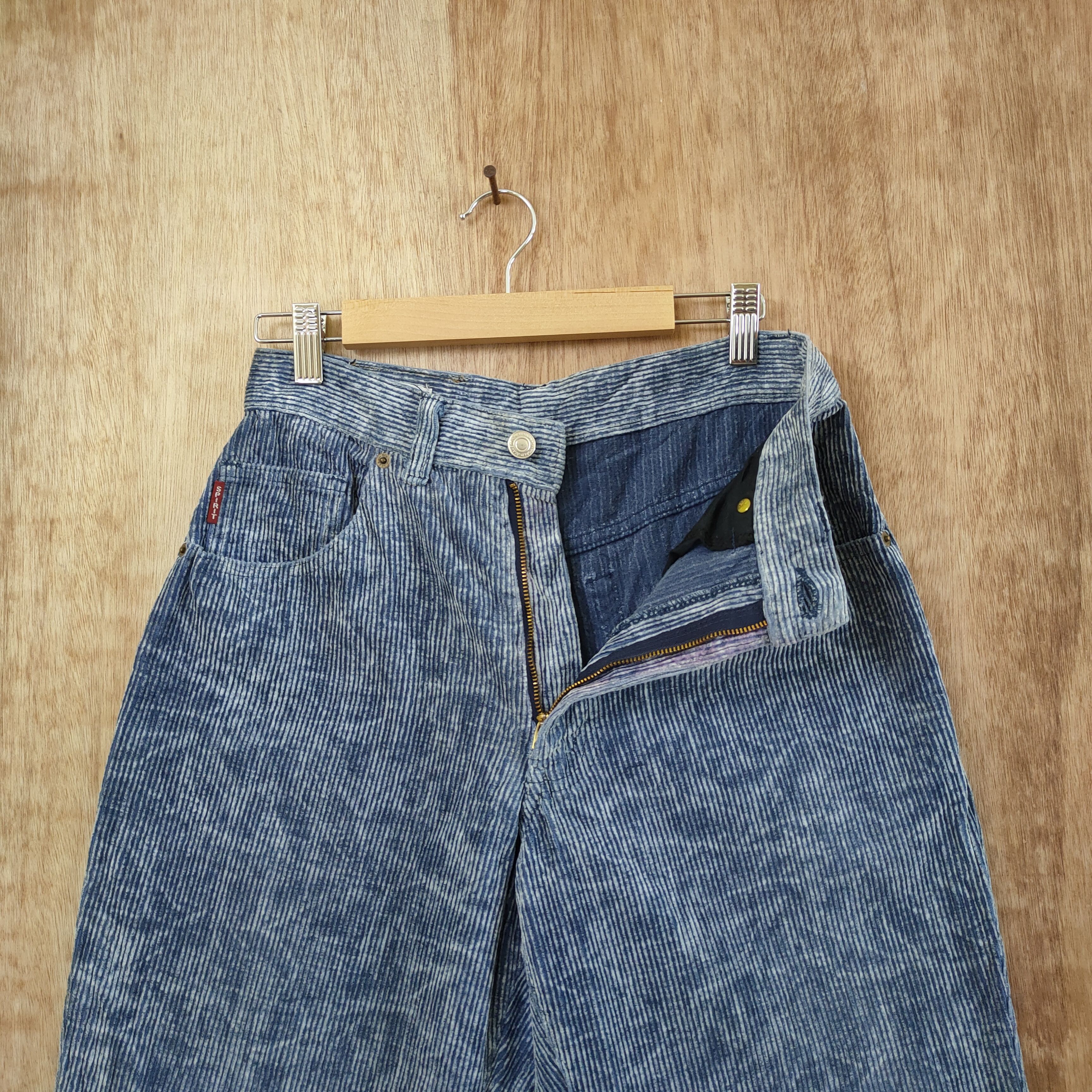 Big John × Vintage BIG JOHN SPIRIT VELVET CORDUROY BAGGY PANTS Size US 26 / EU 42 - 9 Thumbnail