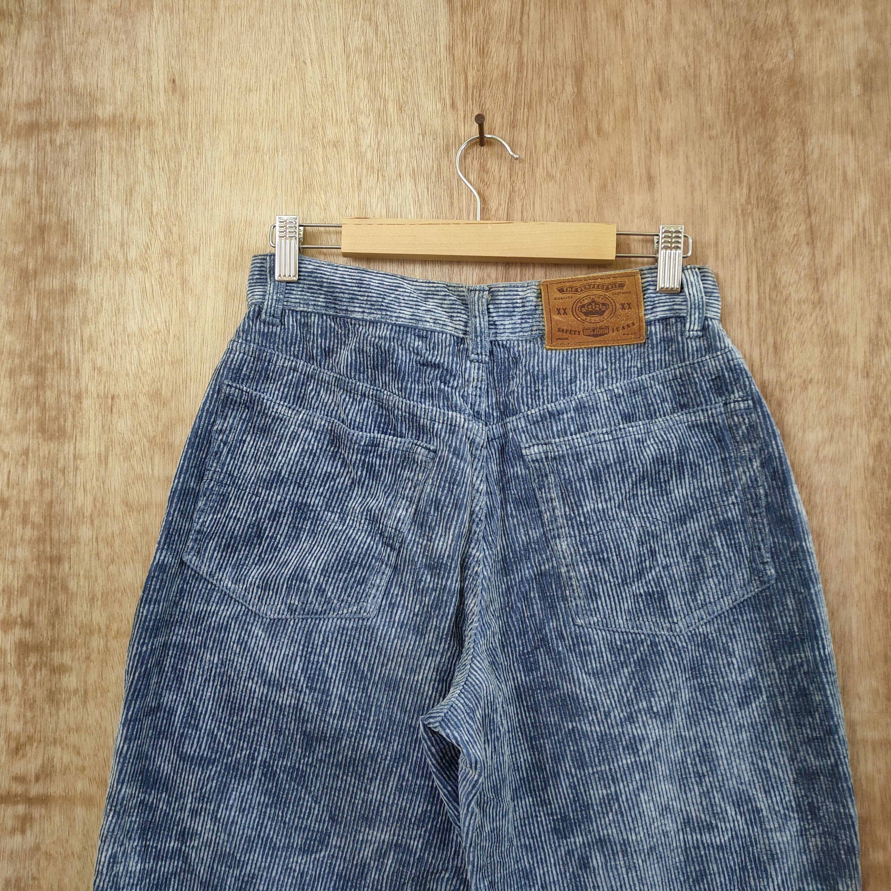 Big John × Vintage BIG JOHN SPIRIT VELVET CORDUROY BAGGY PANTS Size US 26 / EU 42 - 6 Thumbnail