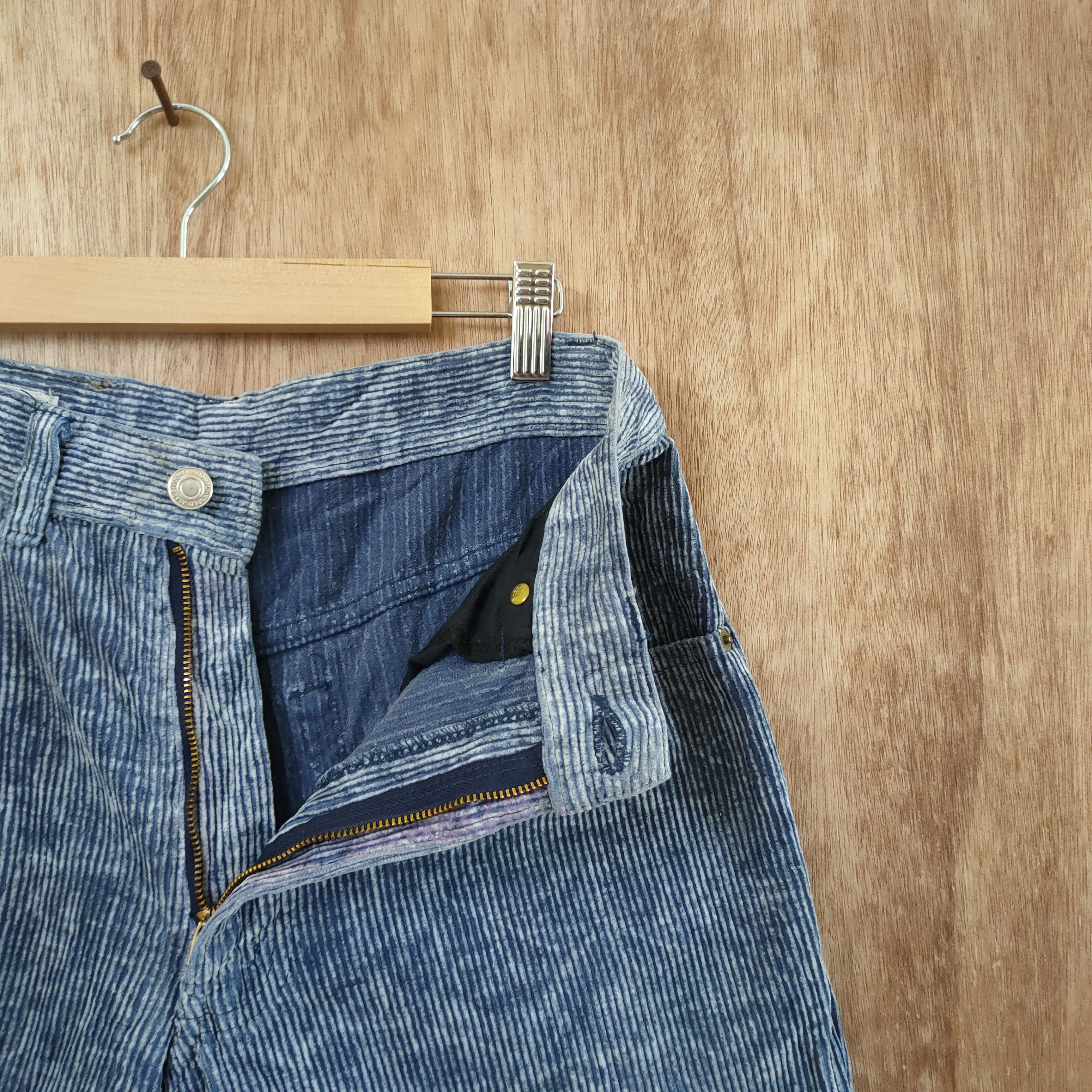 Big John × Vintage BIG JOHN SPIRIT VELVET CORDUROY BAGGY PANTS Size US 26 / EU 42 - 10 Thumbnail