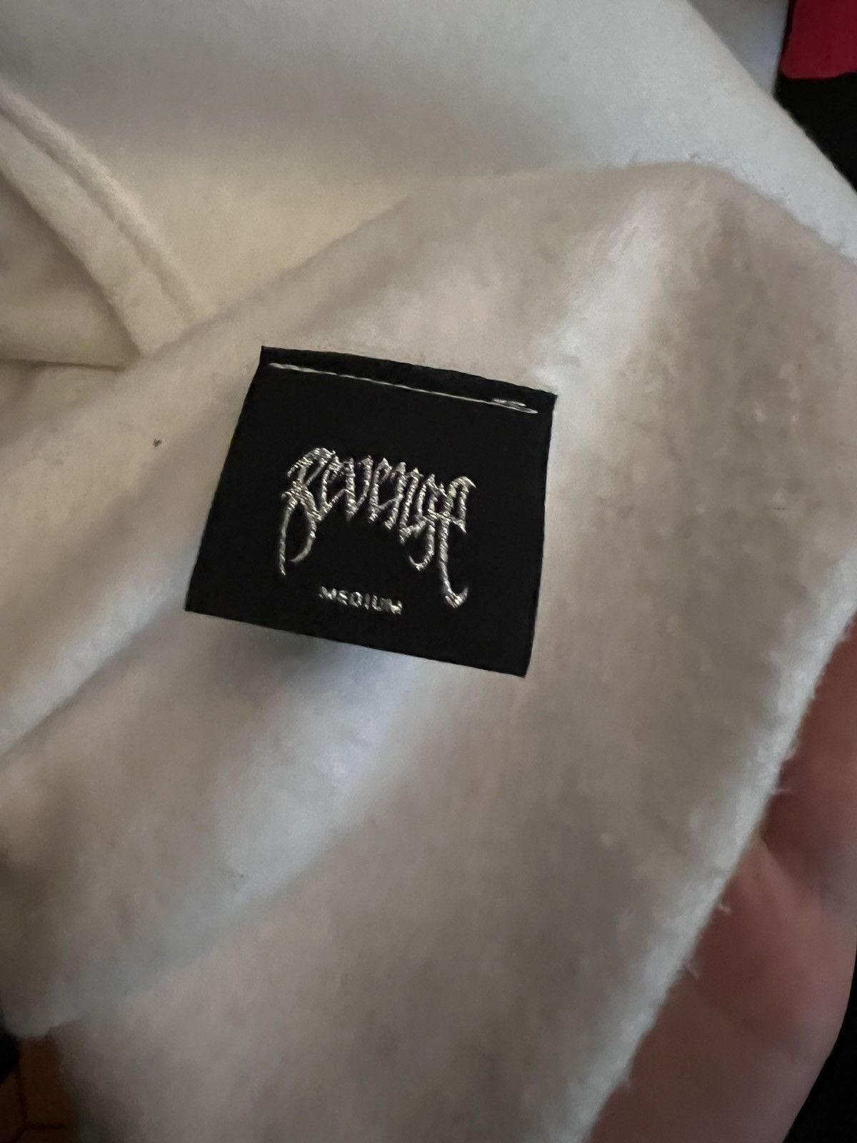 Revenge ski mask the slump god x revenge white hoodie Size US M / EU 48-50 / 2 - 5 Thumbnail