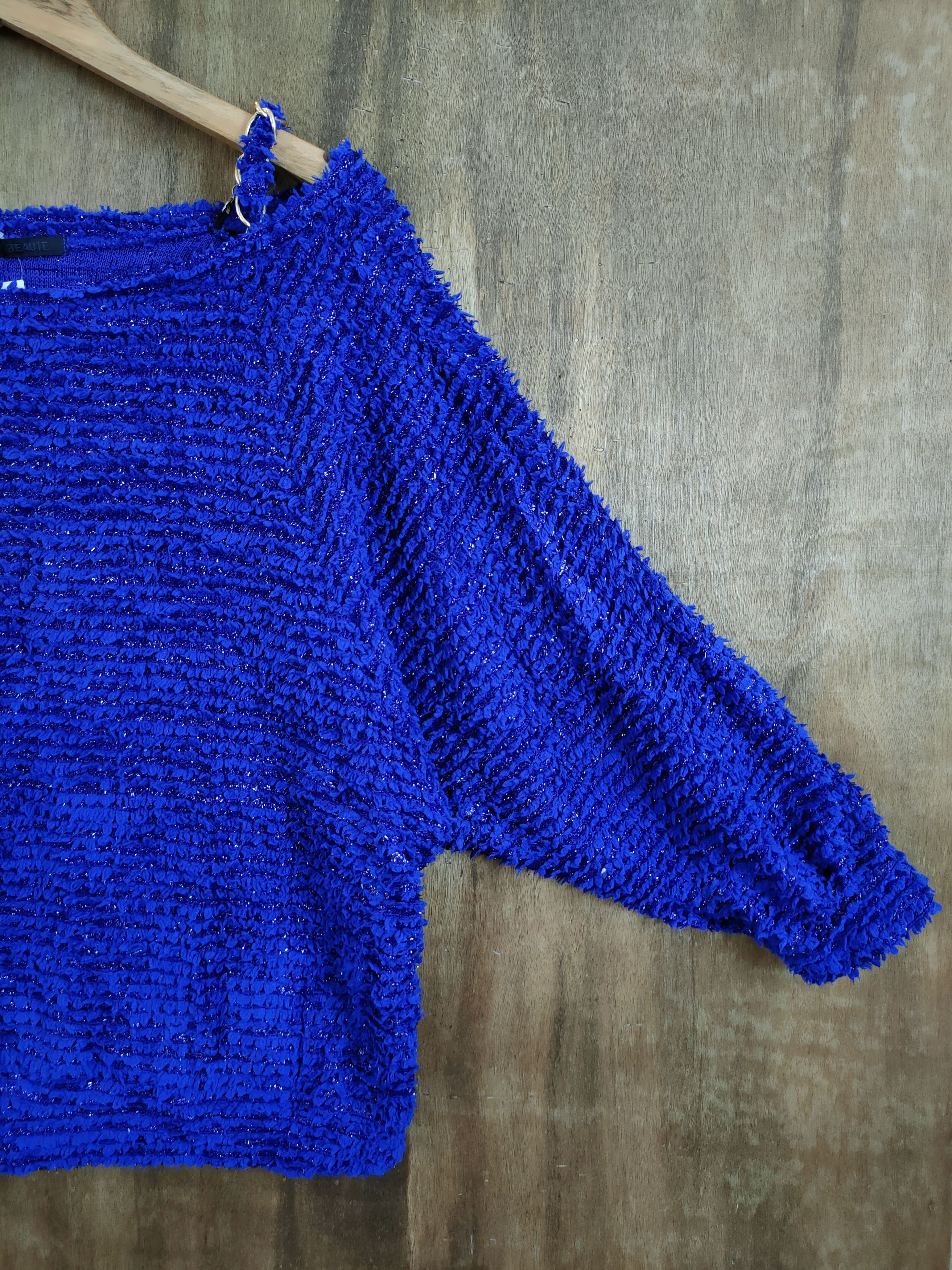 Homespun Knitwear D Plein Beaute blue homespun knitwear #46-907 Size M / US 6-8 / IT 42-44 - 3 Thumbnail