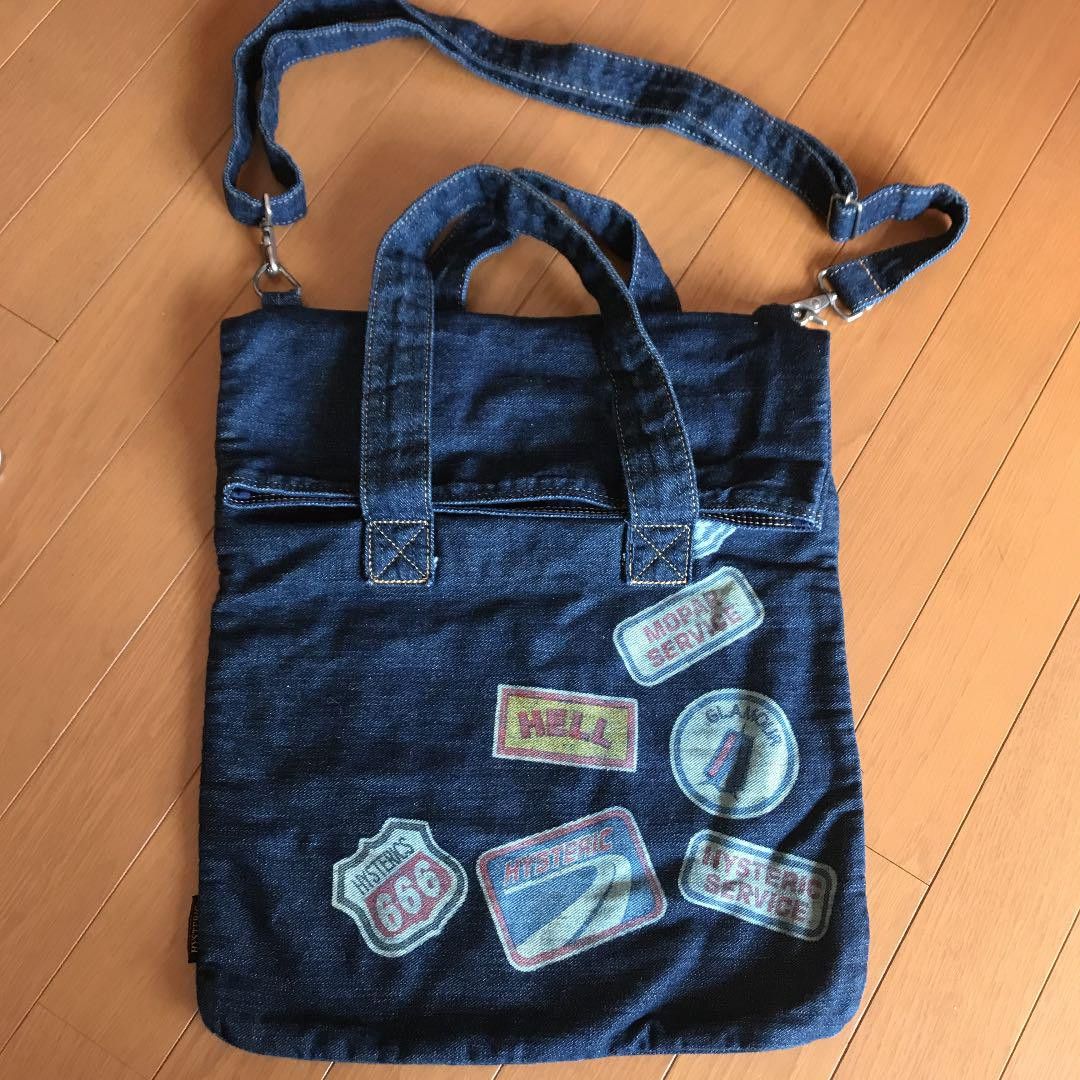 Hysteric Glamour Denim One Shoulder Bag