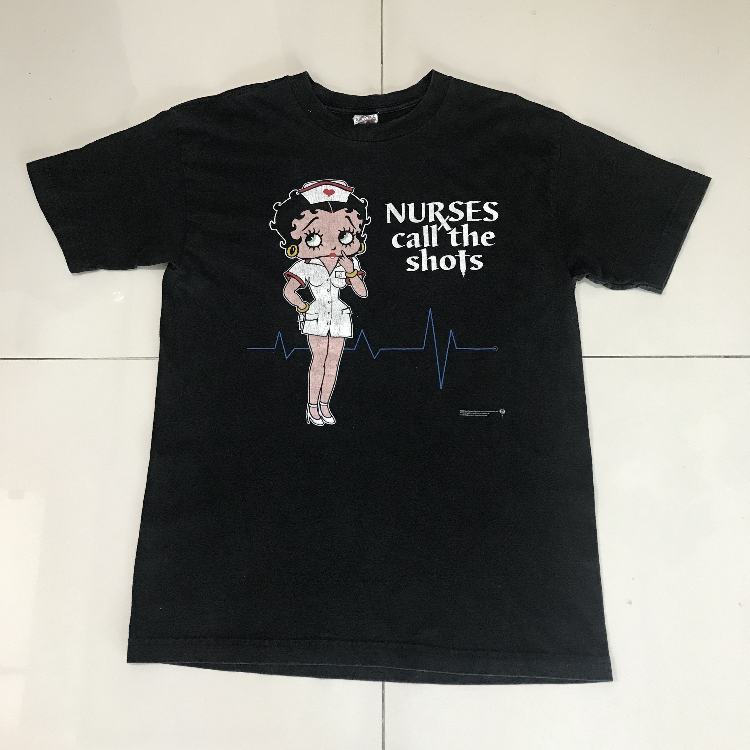 Cartoon Network Vintage Y2K Betty Boop Nurse Tee Cartoon Graphic Fashion Size US M / EU 48-50 / 2 - 2 Thumbnail