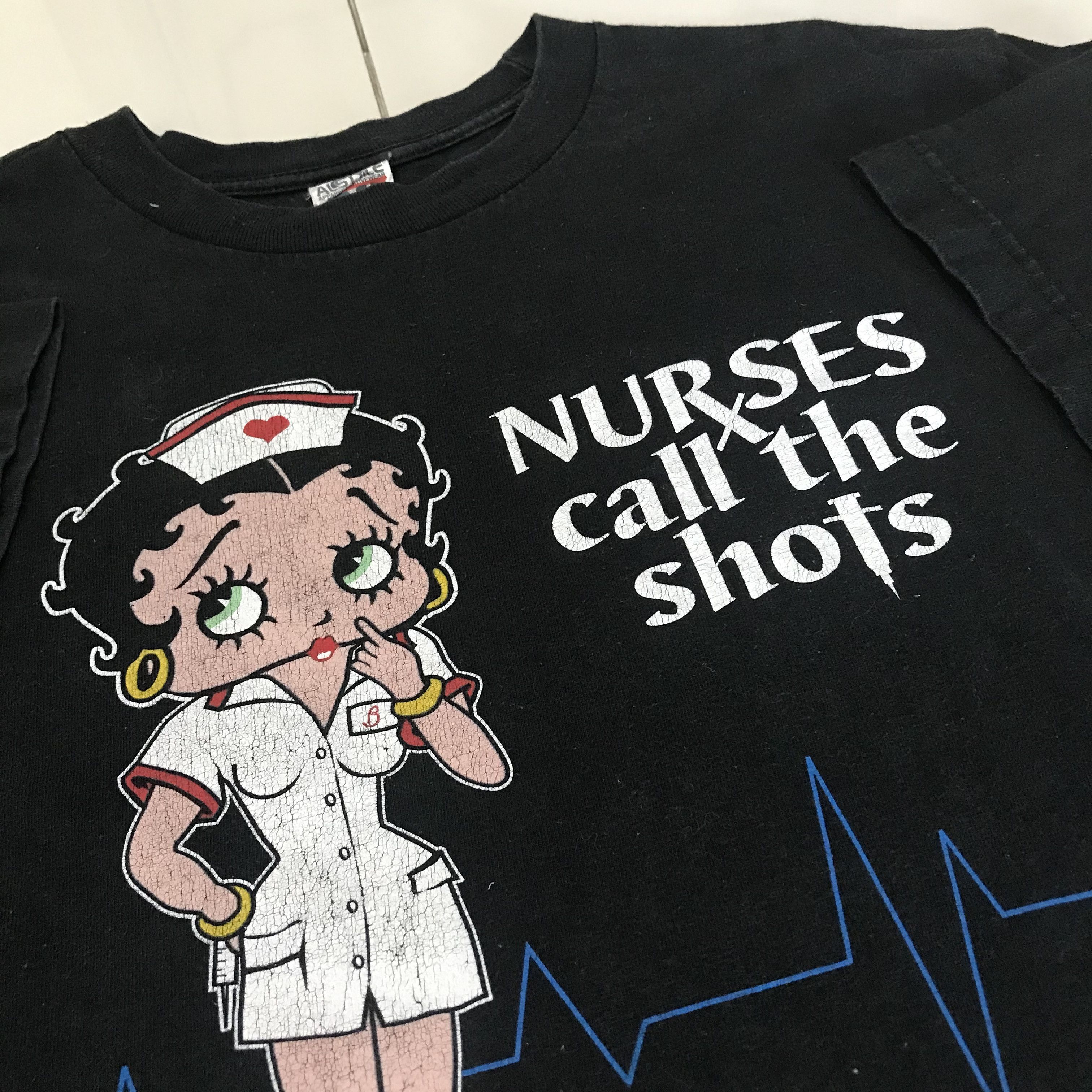 Cartoon Network Vintage Y2K Betty Boop Nurse Tee Cartoon Graphic Fashion Size US M / EU 48-50 / 2 - 3 Thumbnail
