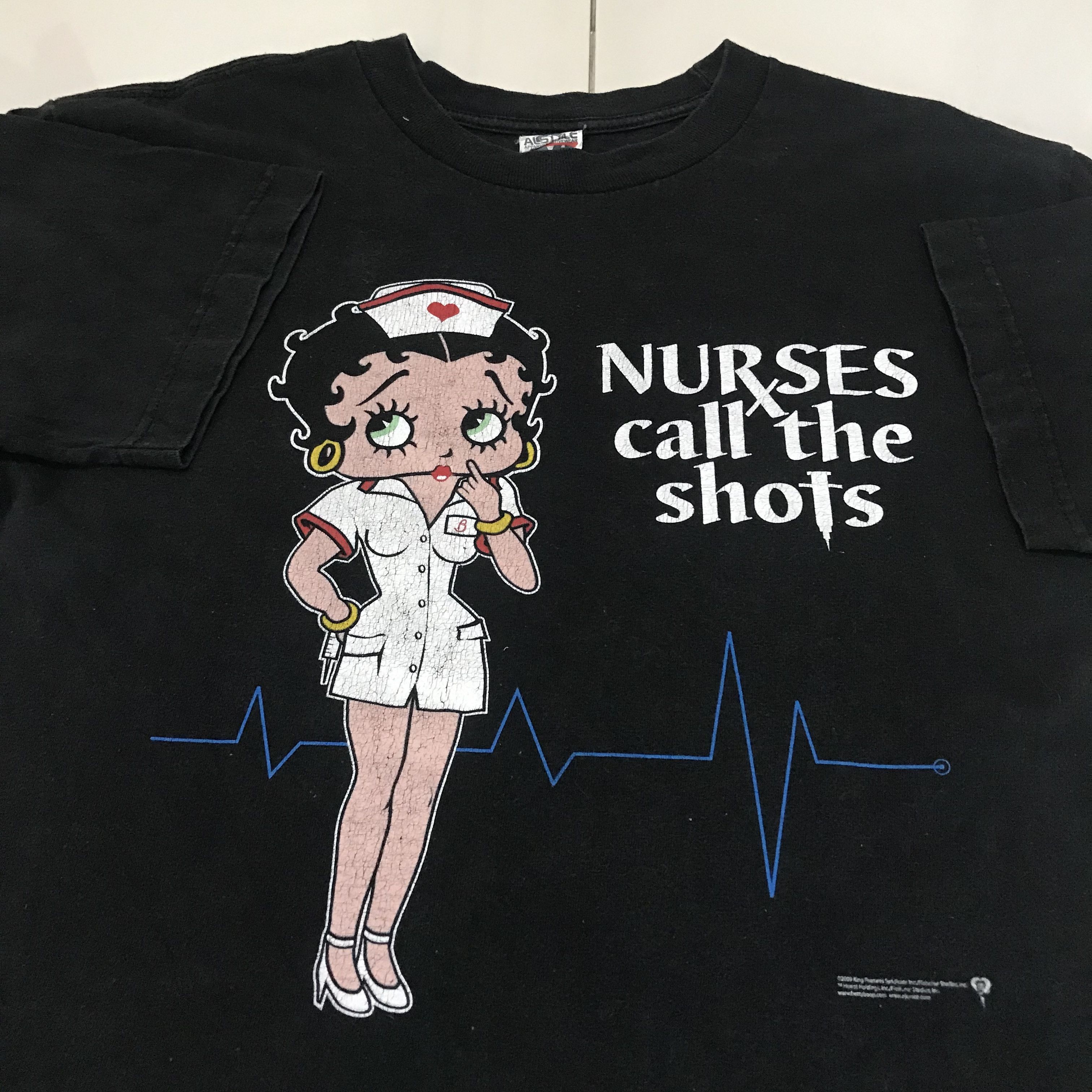 Cartoon Network Vintage Y2K Betty Boop Nurse Tee Cartoon Graphic Fashion Size US M / EU 48-50 / 2 - 1 Thumbnail