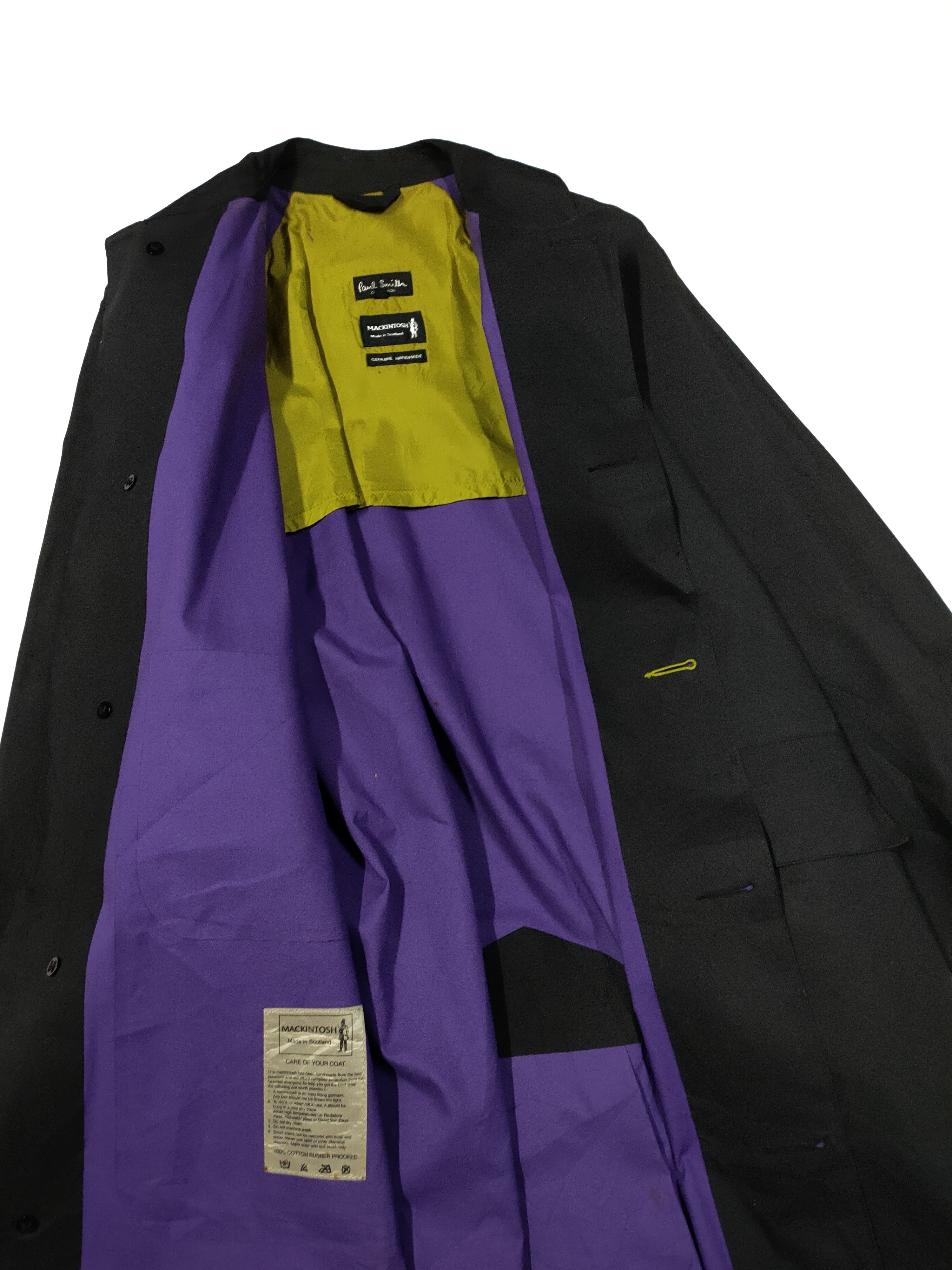 Mackintosh MACKINTOSH SCOTLAND X PAUL SMITH LONG COAT Size US L / EU 52-54 / 3 - 3 Thumbnail