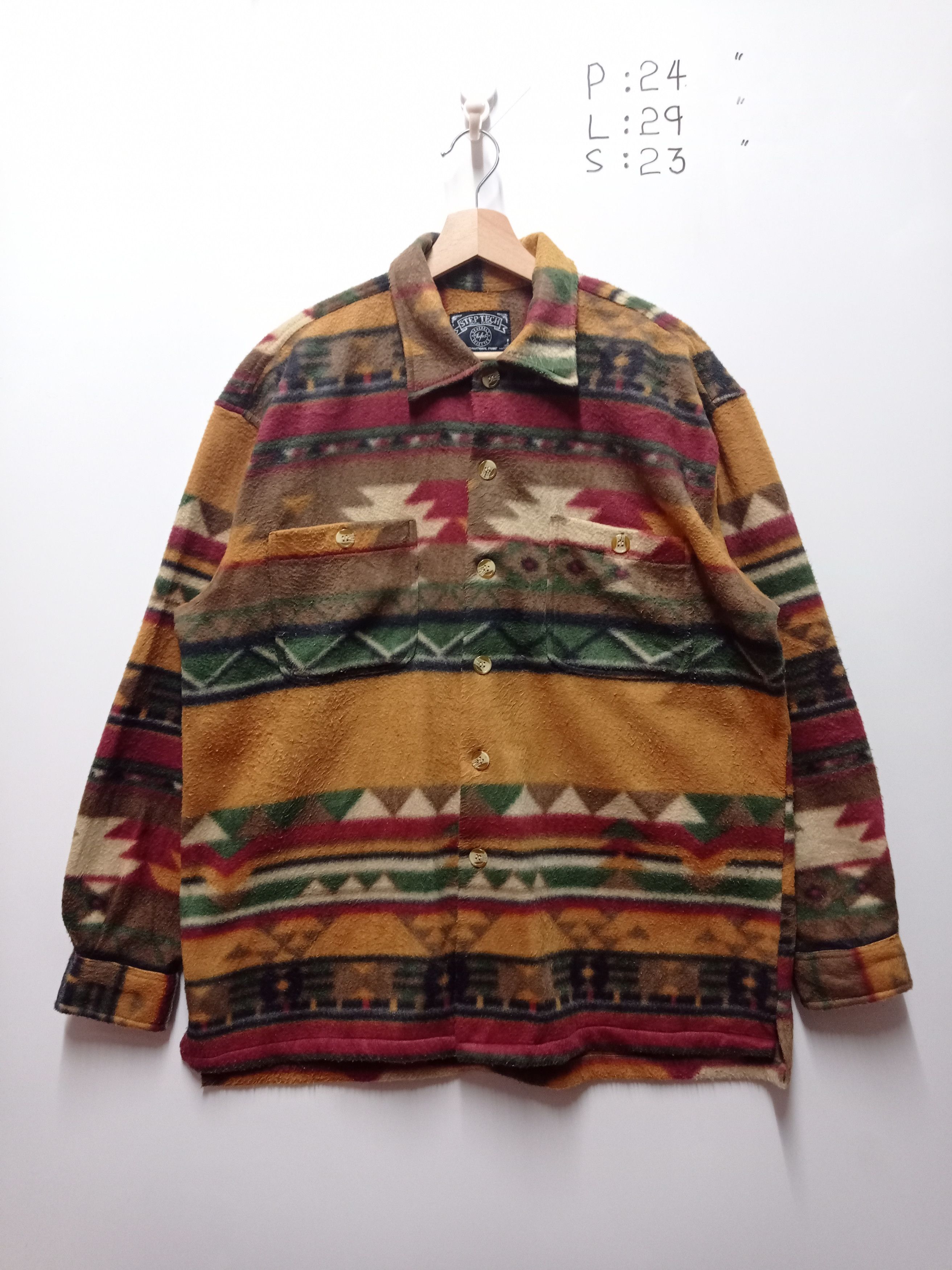 Japanese Brand Step Tech Navajo Aztec Tribal Design Size US XL / EU 56 / 4 - 1 Thumbnail