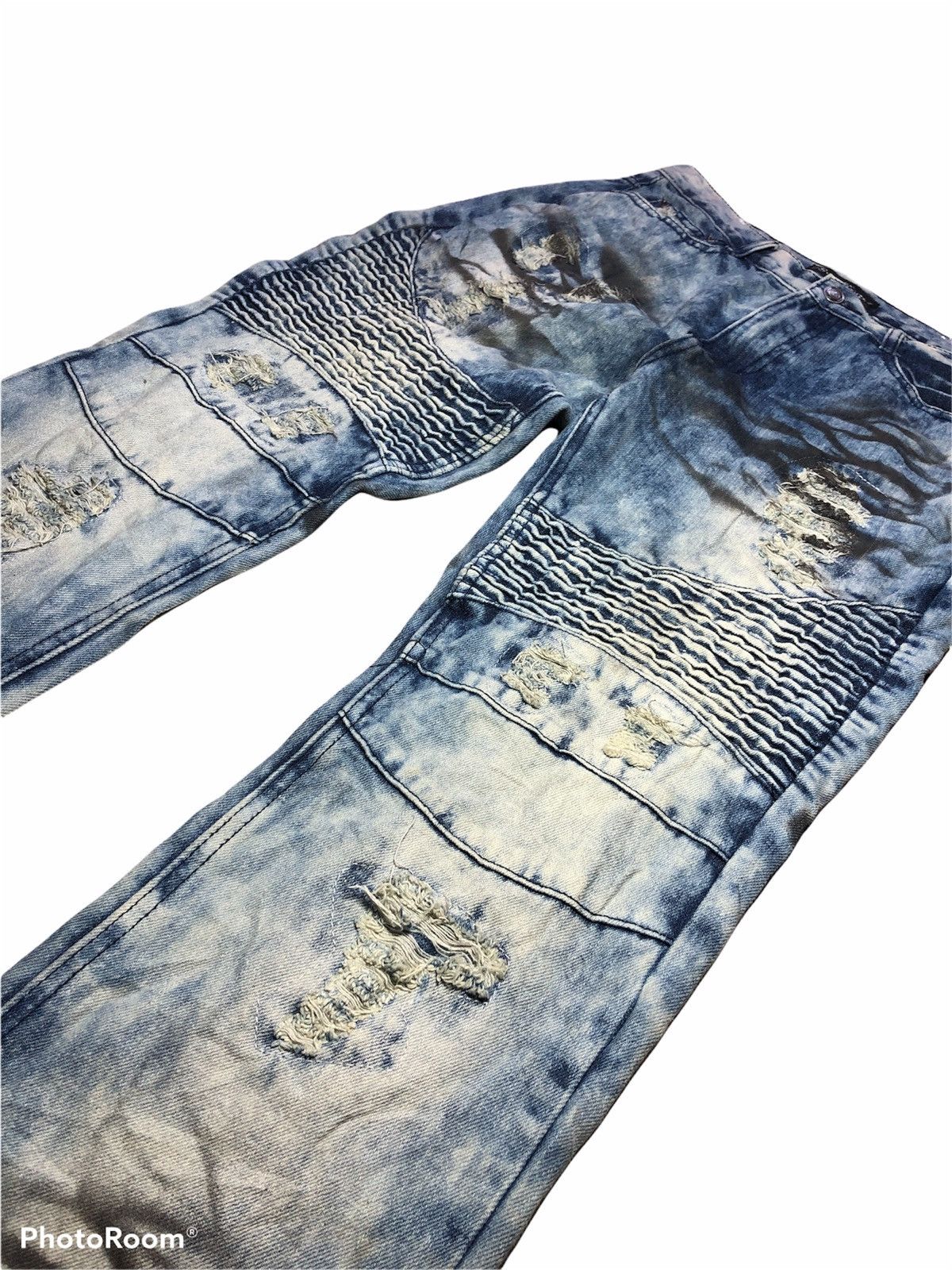 Other BLEACHEH BIKERS BY GS115 DENIM Size US 30 / EU 46 - 4 Thumbnail