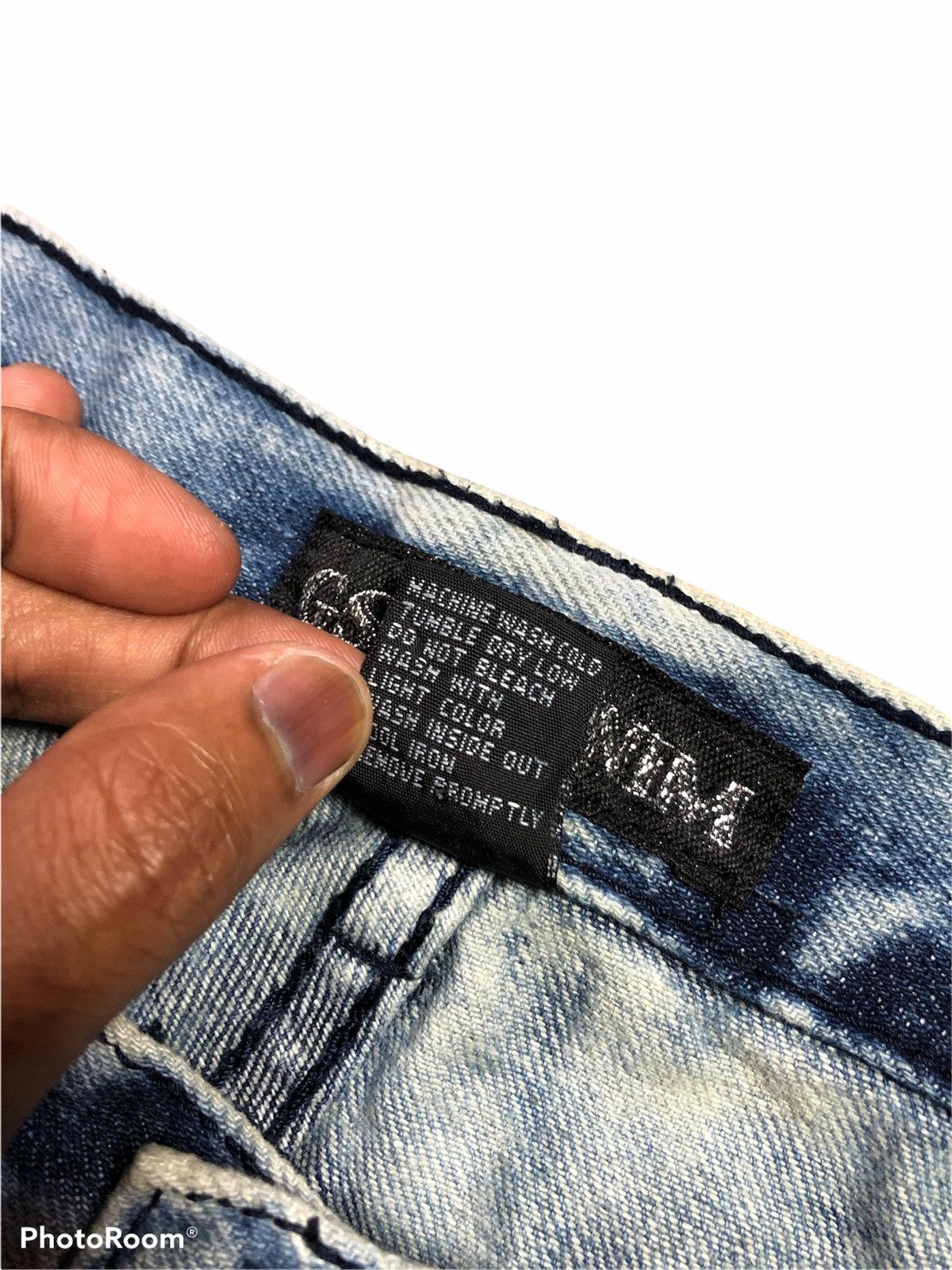 Other BLEACHEH BIKERS BY GS115 DENIM Size US 30 / EU 46 - 6 Thumbnail