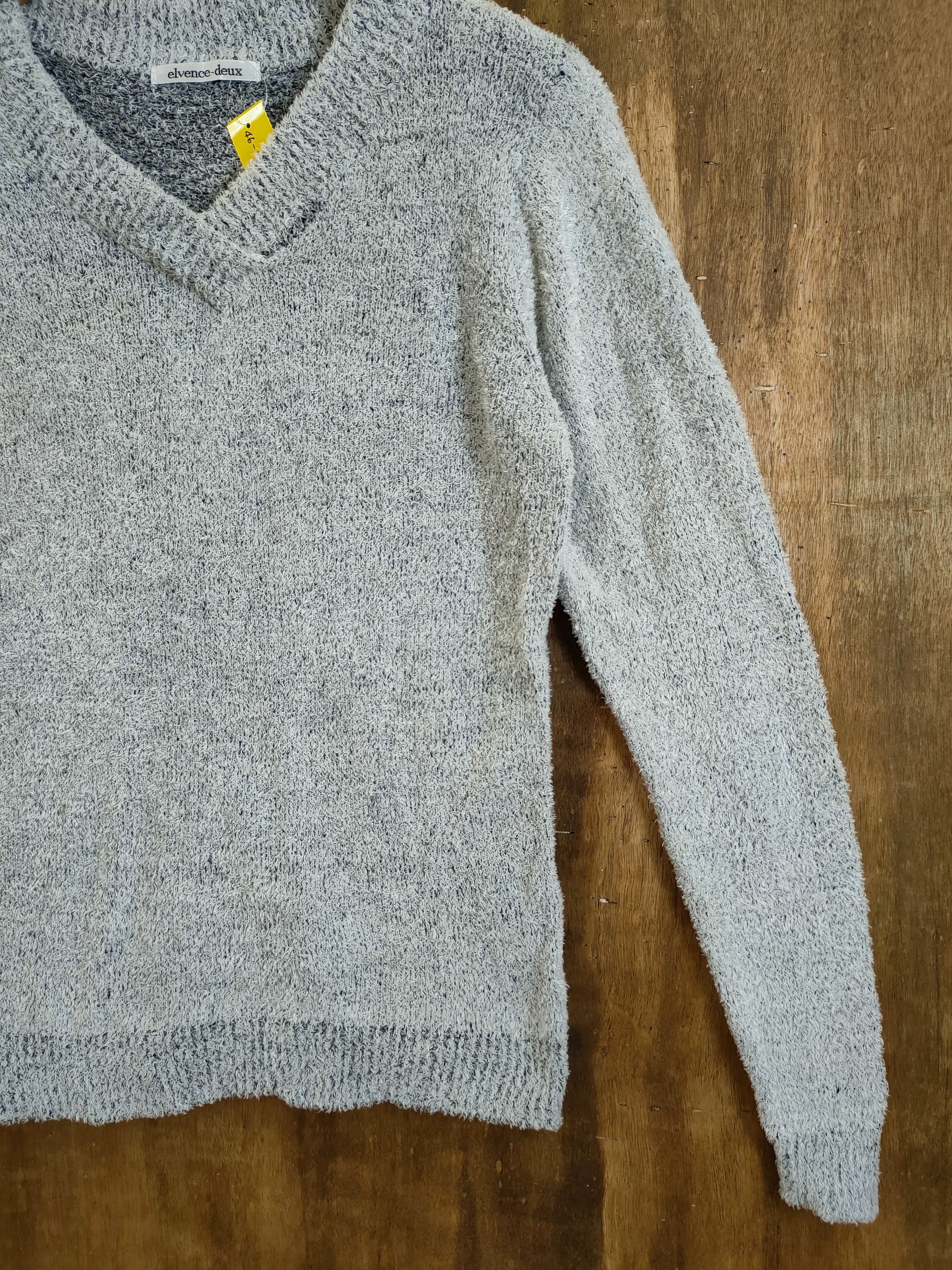 Homespun Knitwear D Elvence Deux soft shag shaggy fur fleeece knitwear #46-920 Size S / US 4 / IT 40 - 3 Thumbnail
