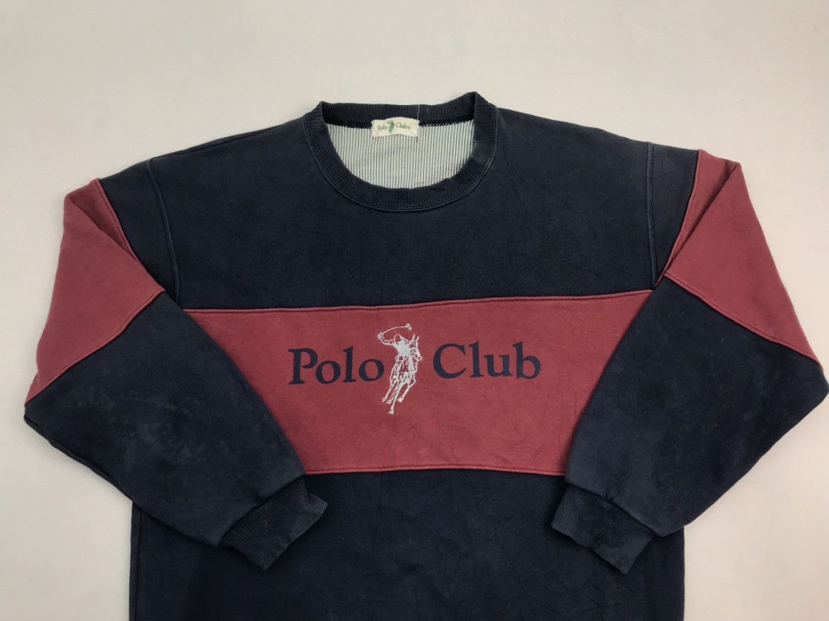Polo Ralph Lauren Vintage Polo Club Sweatshirt logo Size US XL / EU 56 / 4 - 3 Thumbnail