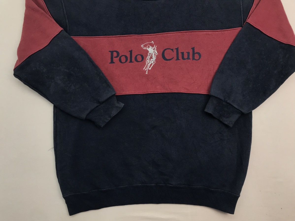 Polo Ralph Lauren Vintage Polo Club Sweatshirt logo Size US XL / EU 56 / 4 - 4 Thumbnail