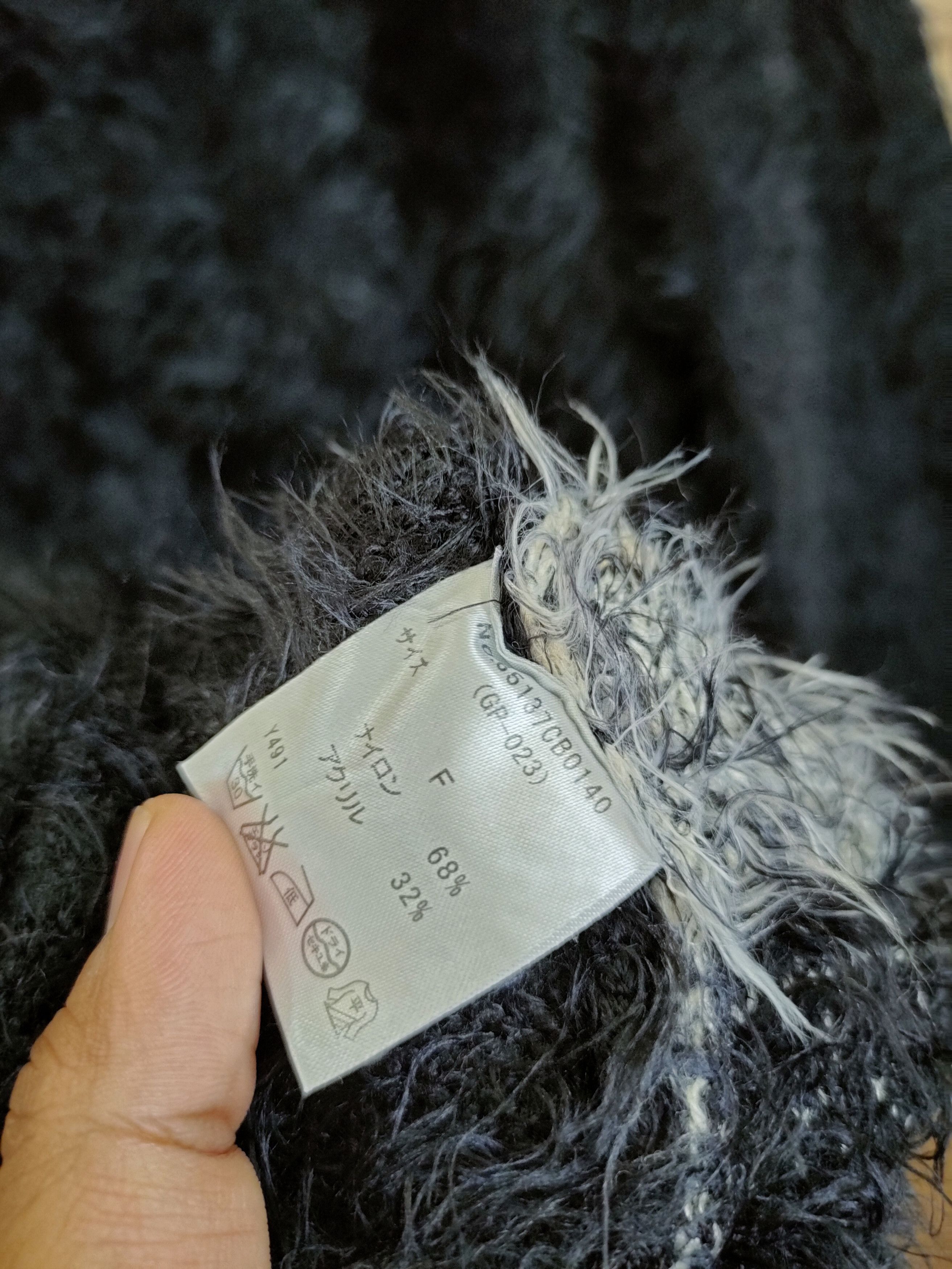 Vintage D Cifra Plus Soft Shag Shaggy fur mohair knitwear #46-918 Size US S / EU 44-46 / 1 - 12 Thumbnail