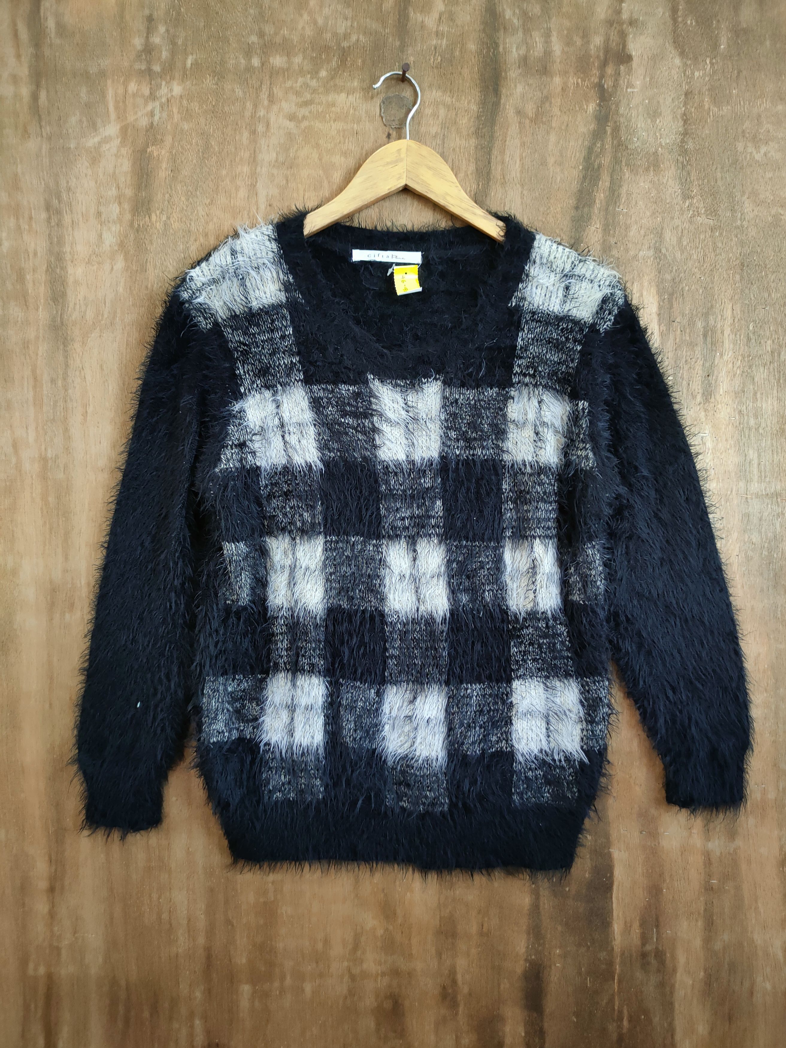 Vintage D Cifra Plus Soft Shag Shaggy fur mohair knitwear #46-918 Size US S / EU 44-46 / 1 - 1 Thumbnail