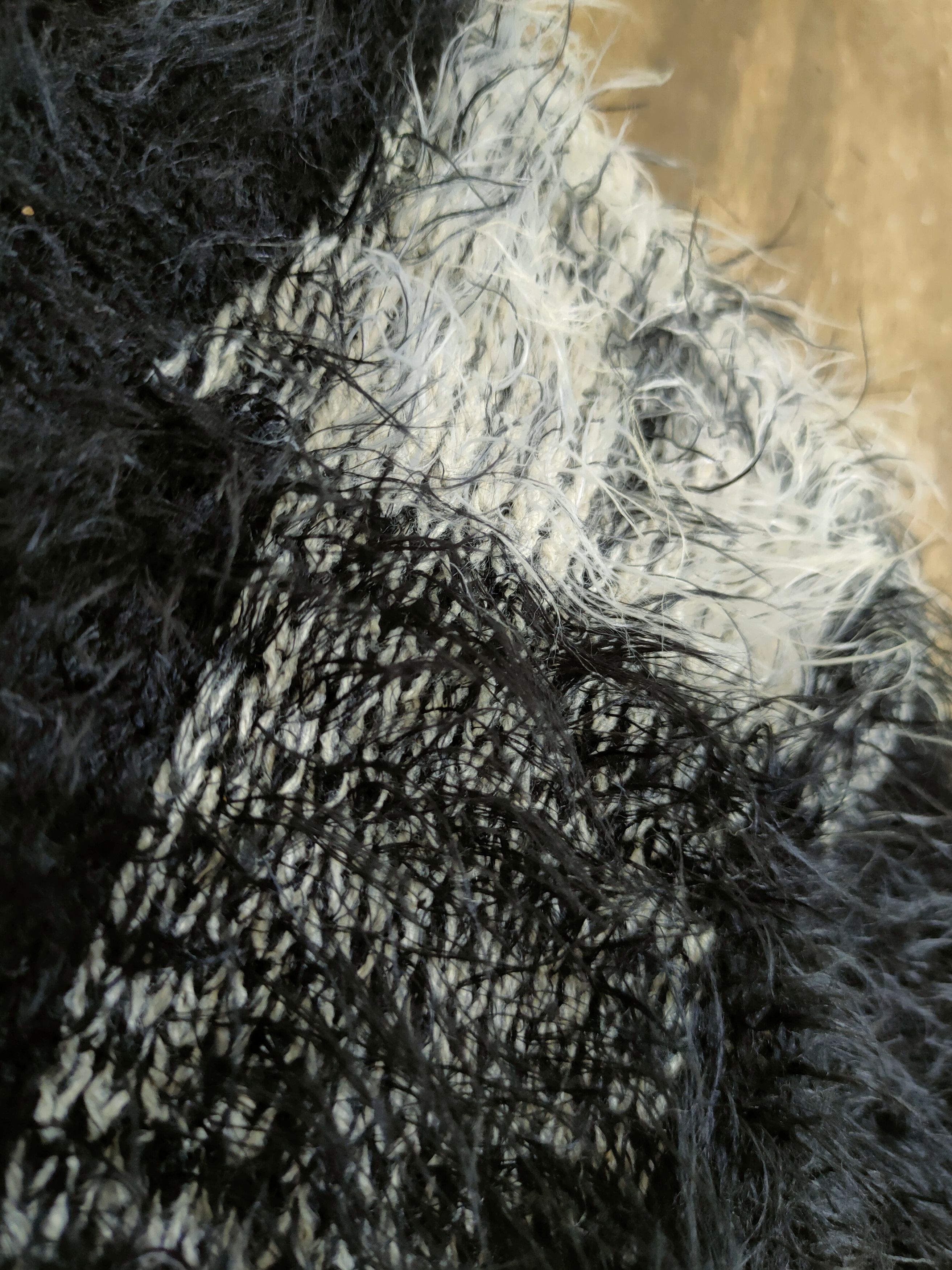 Vintage D Cifra Plus Soft Shag Shaggy fur mohair knitwear #46-918 Size US S / EU 44-46 / 1 - 5 Thumbnail