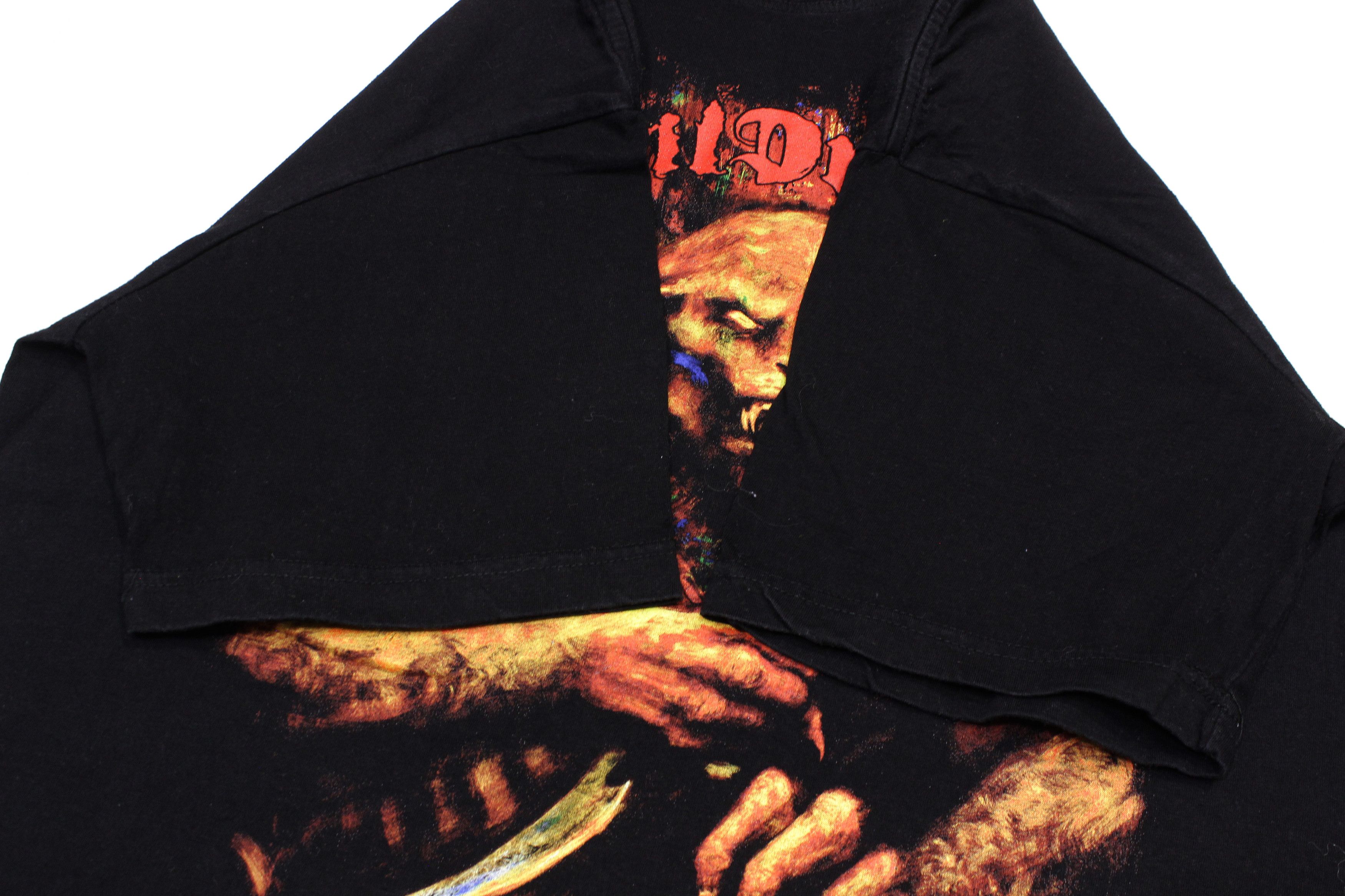 Vintage 90S Devil Driver T-Shirt Made in USA Size US L / EU 52-54 / 3 - 4 Thumbnail