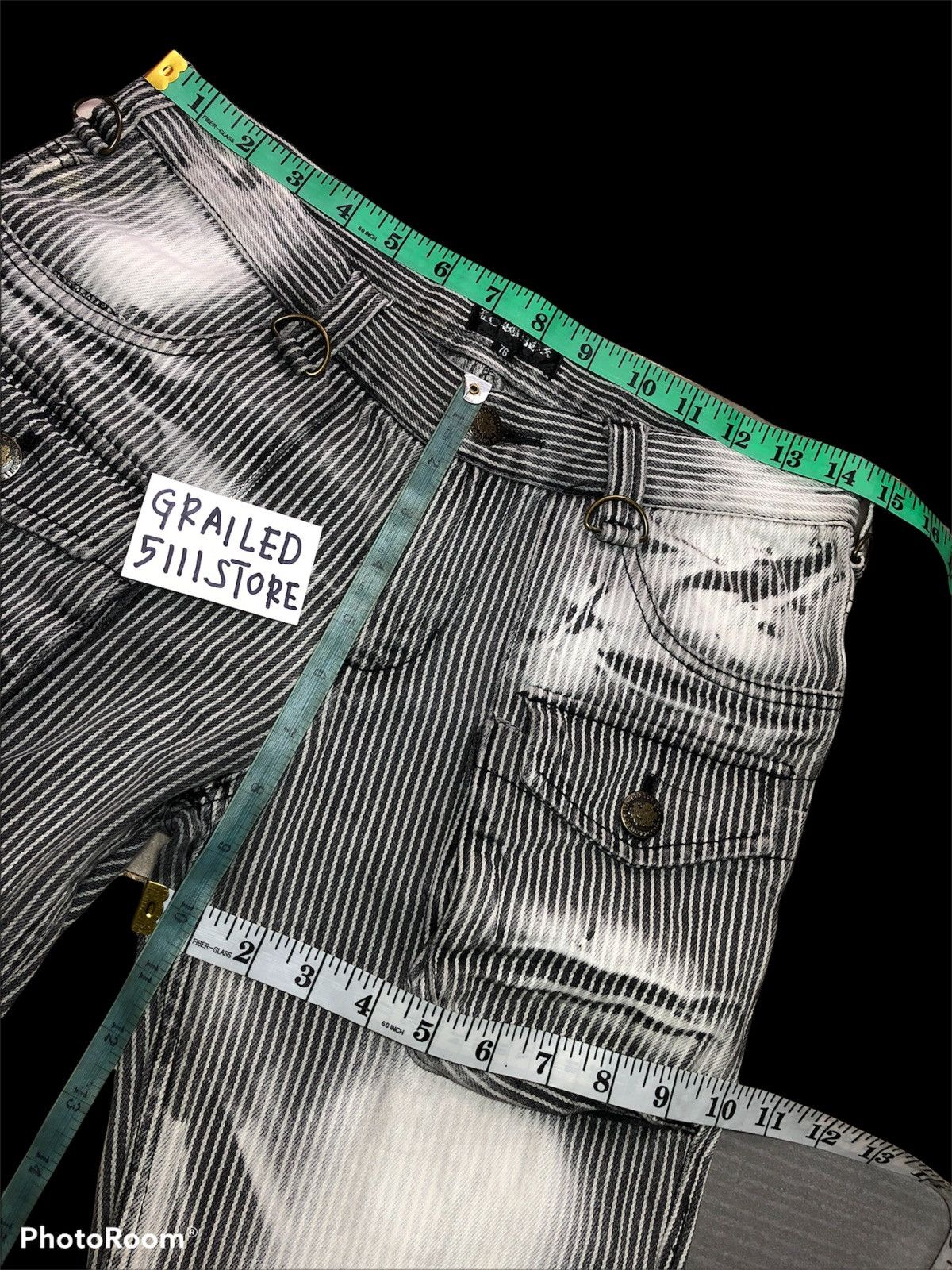 Other STRIPED⚡️⚡️Distressed Bushpant Hickory Stripe by Low Box Size US 30 / EU 46 - 8 Thumbnail