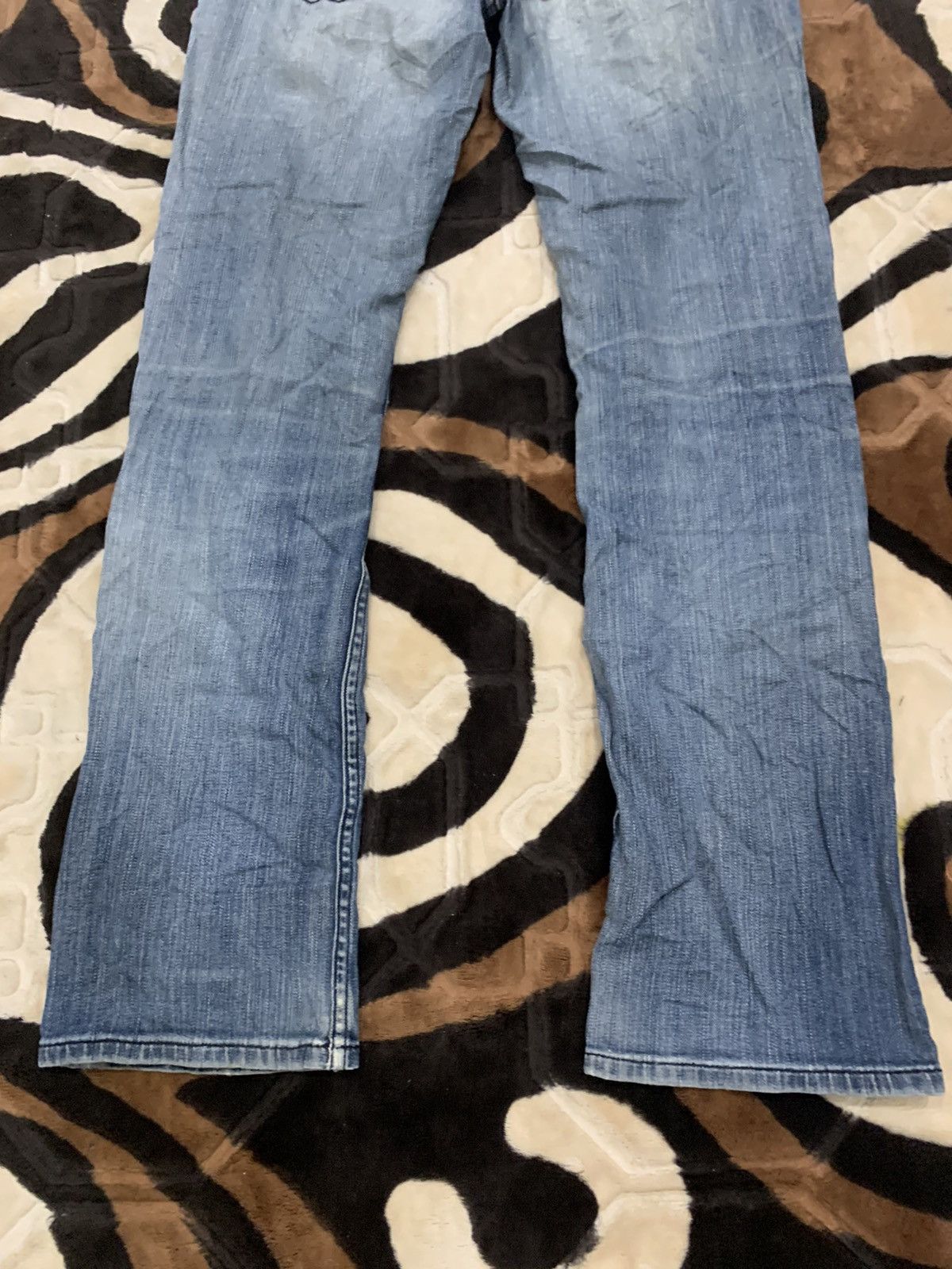 Hurley × Japanese Brand HURLEY Indigo Disstressed Denim Rugged Punk Rock Style Jeans Size US 29 - 10 Thumbnail