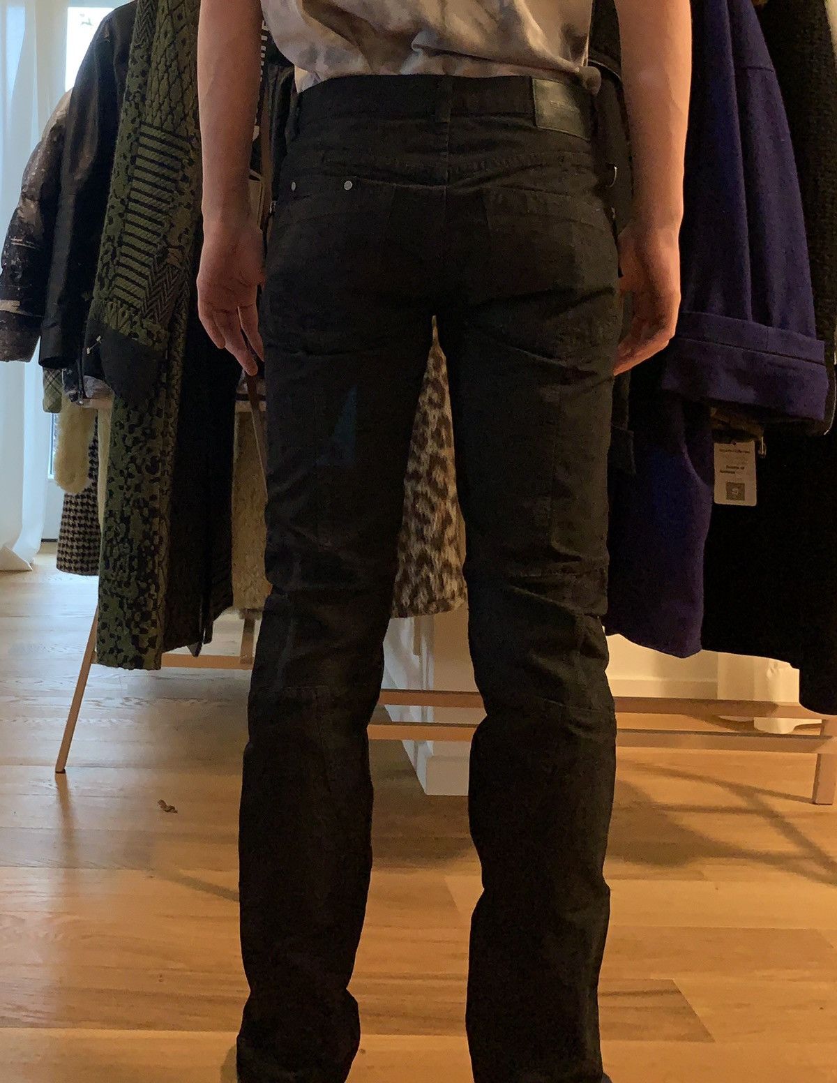 Helmut Lang biker denim black Size US 30 / EU 46 - 13 Thumbnail