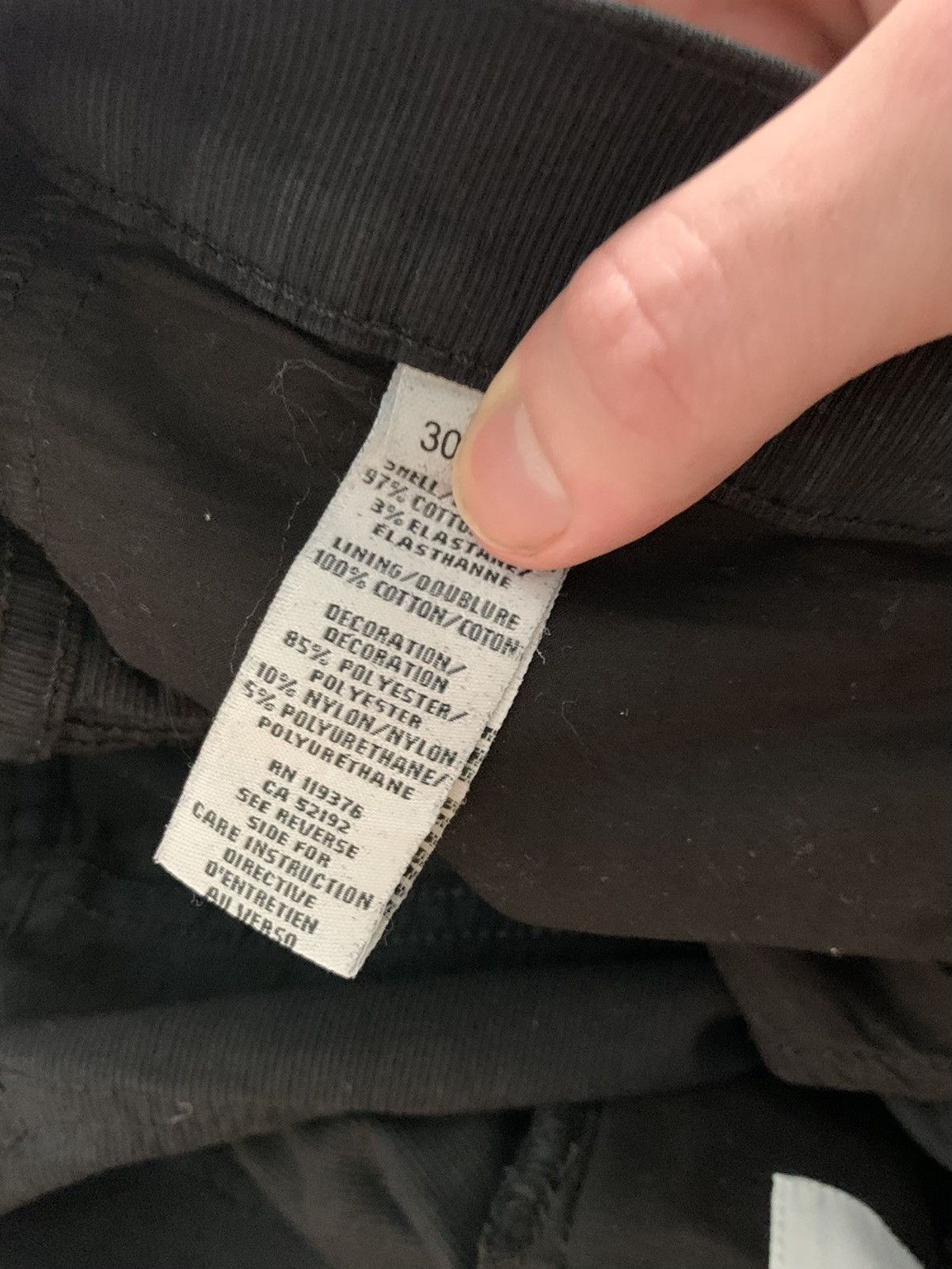 Helmut Lang biker denim black Size US 30 / EU 46 - 11 Thumbnail
