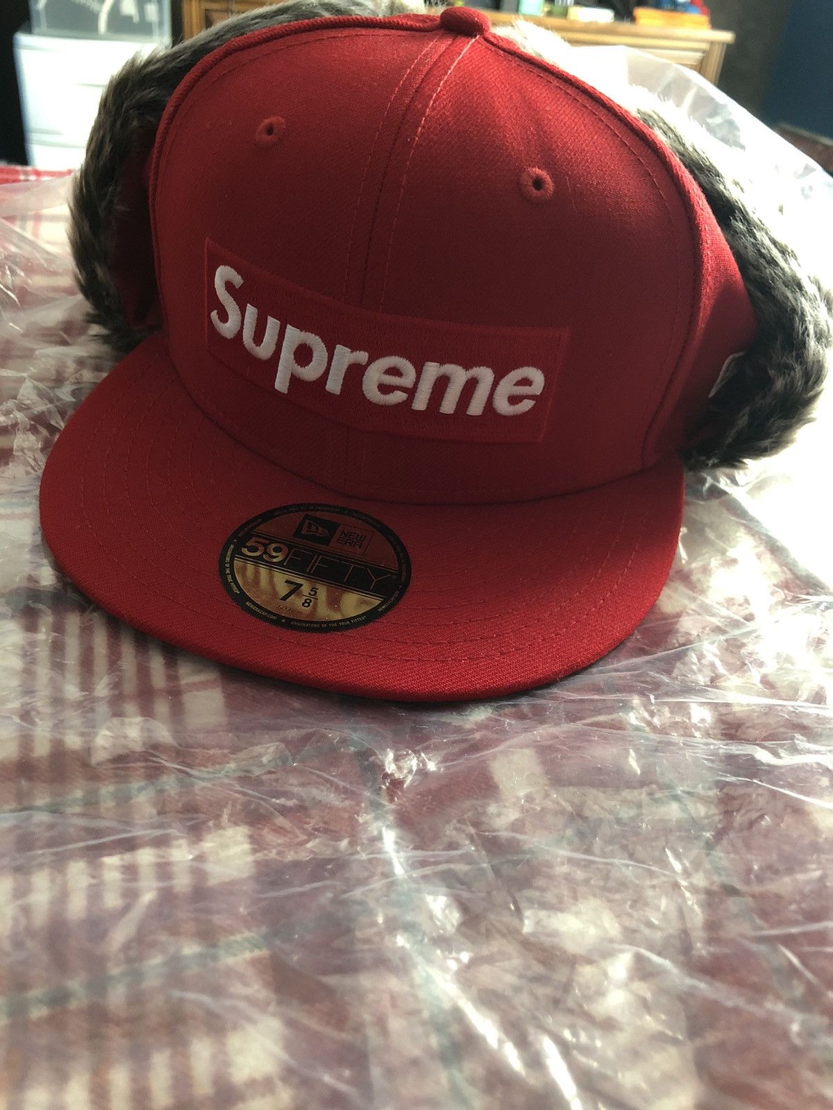 Supreme Supreme Dog Ear Flap Fitted Hat 7 5/8 | Grailed