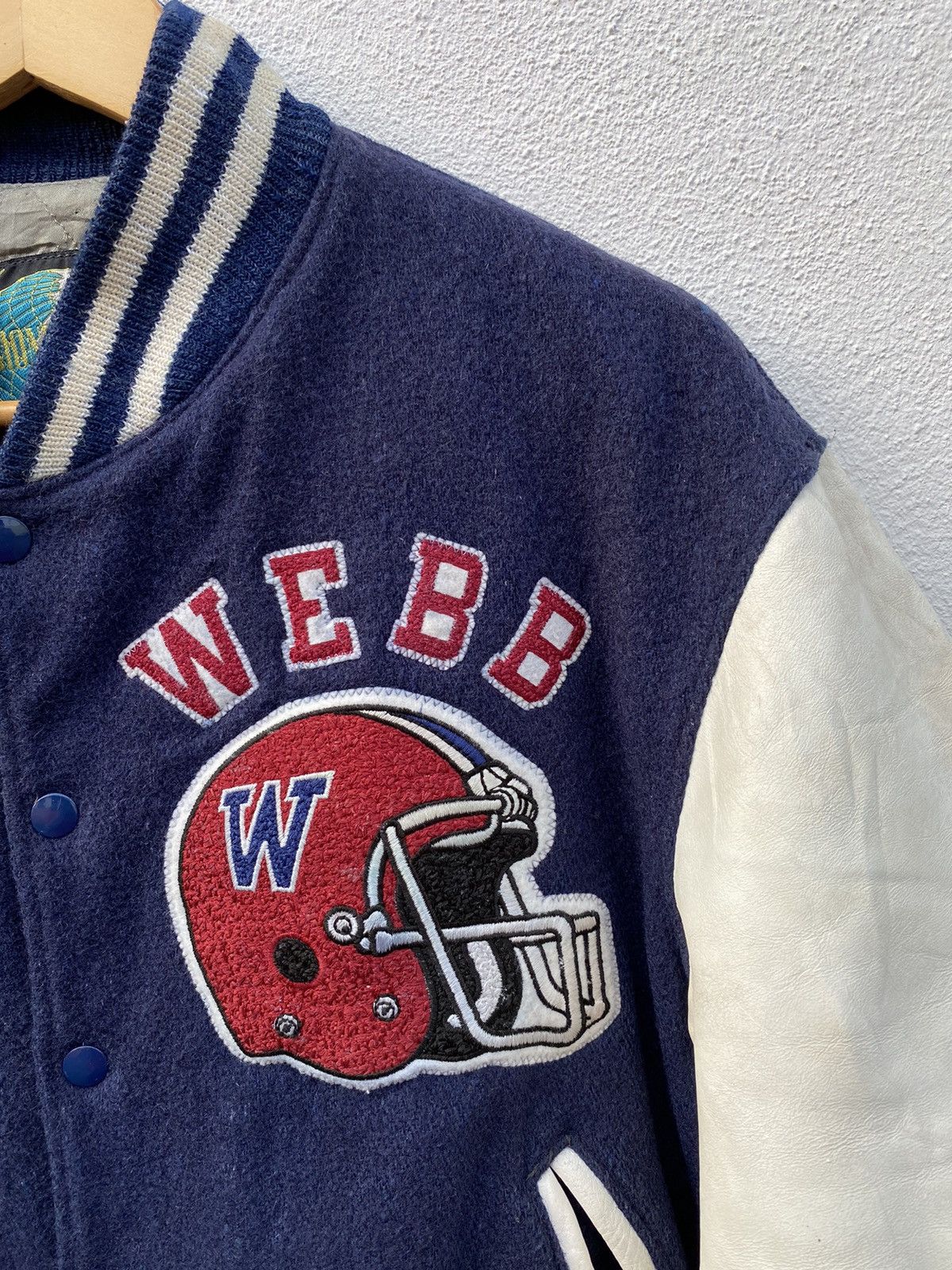 NFL Vintage WEBB DEFENCE staff MLF American football varsity Size US L / EU 52-54 / 3 - 4 Thumbnail