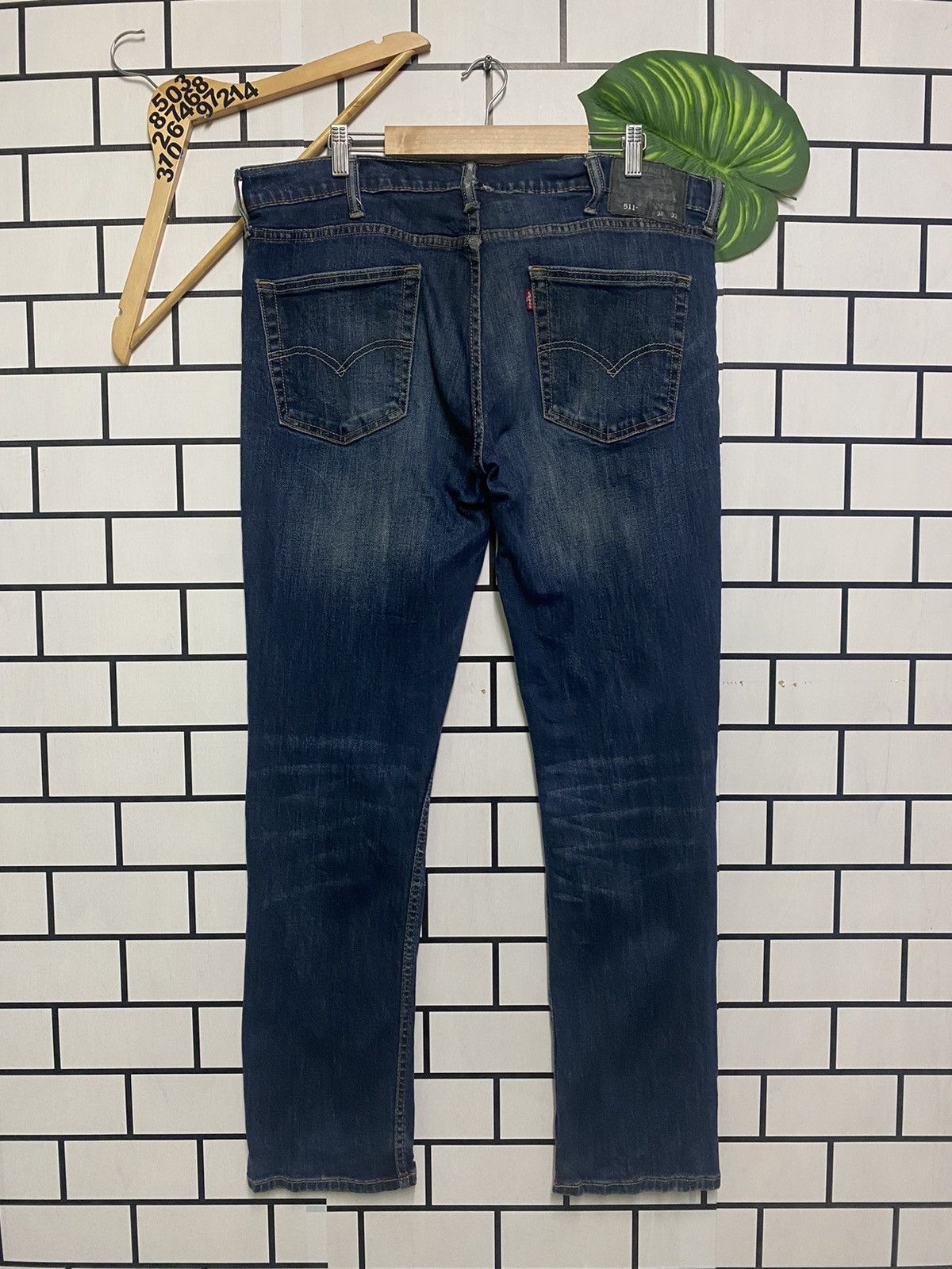 Levi's × Vintage Vintage LEVIS 511 Dark Blue Jeans -L28 Size US 38 / EU 54 - 2 Thumbnail