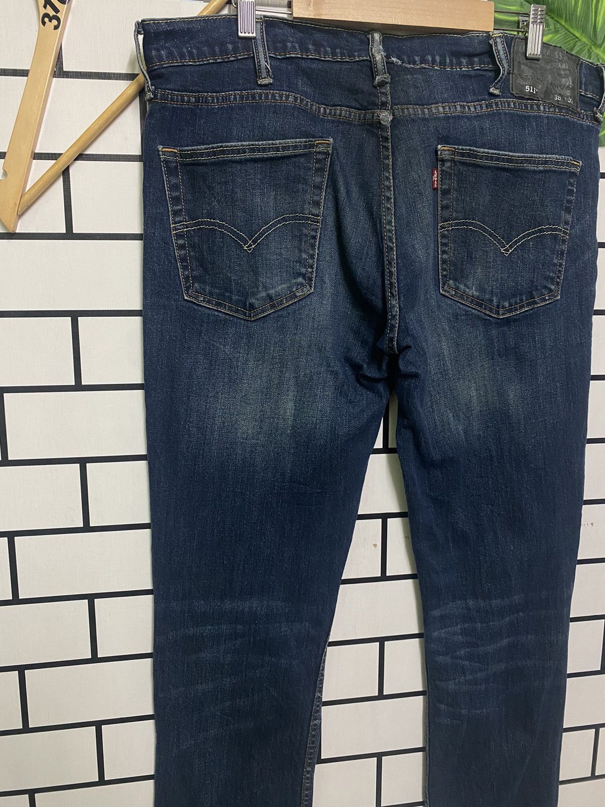 Levi's × Vintage Vintage LEVIS 511 Dark Blue Jeans -L28 Size US 38 / EU 54 - 7 Thumbnail