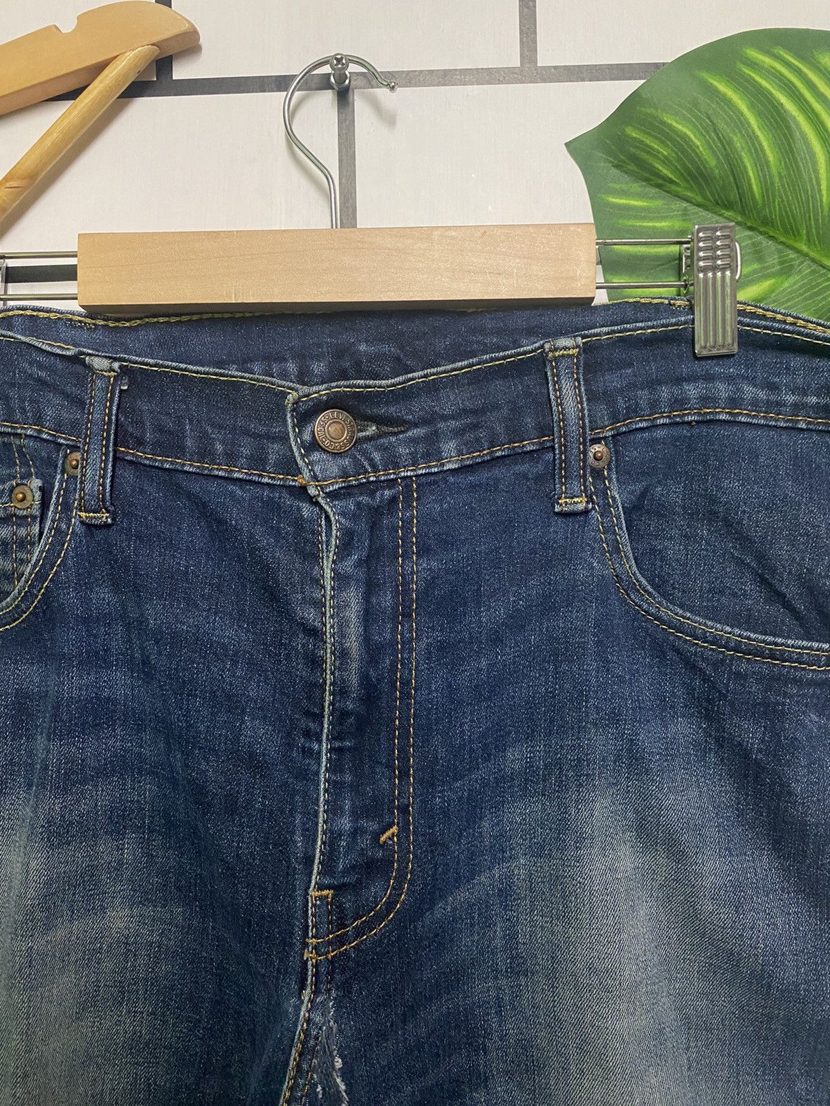 Levi's × Vintage Vintage LEVIS 511 Dark Blue Jeans -L28 Size US 38 / EU 54 - 4 Thumbnail