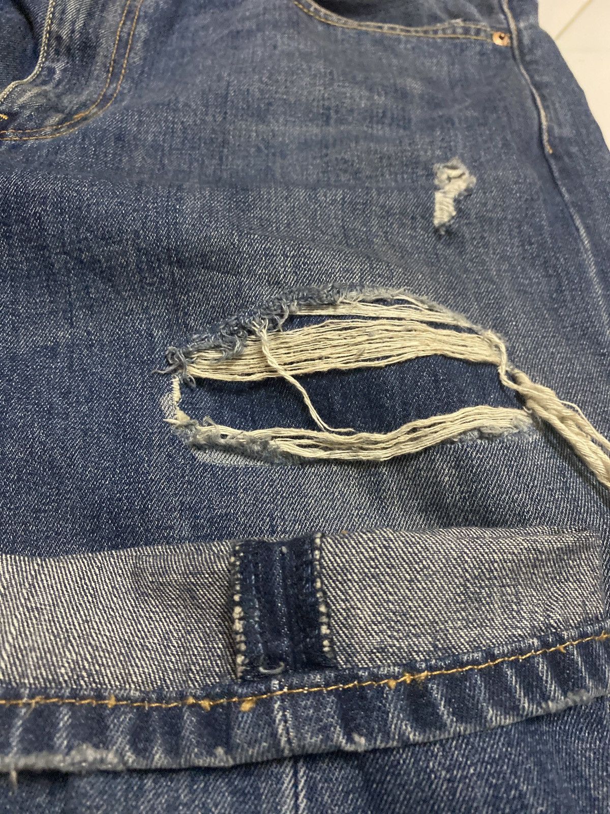 Levi's × Vintage Vintage LEVIS 510 Distressed jeans -L29 Size US 38 / EU 54 - 20 Thumbnail