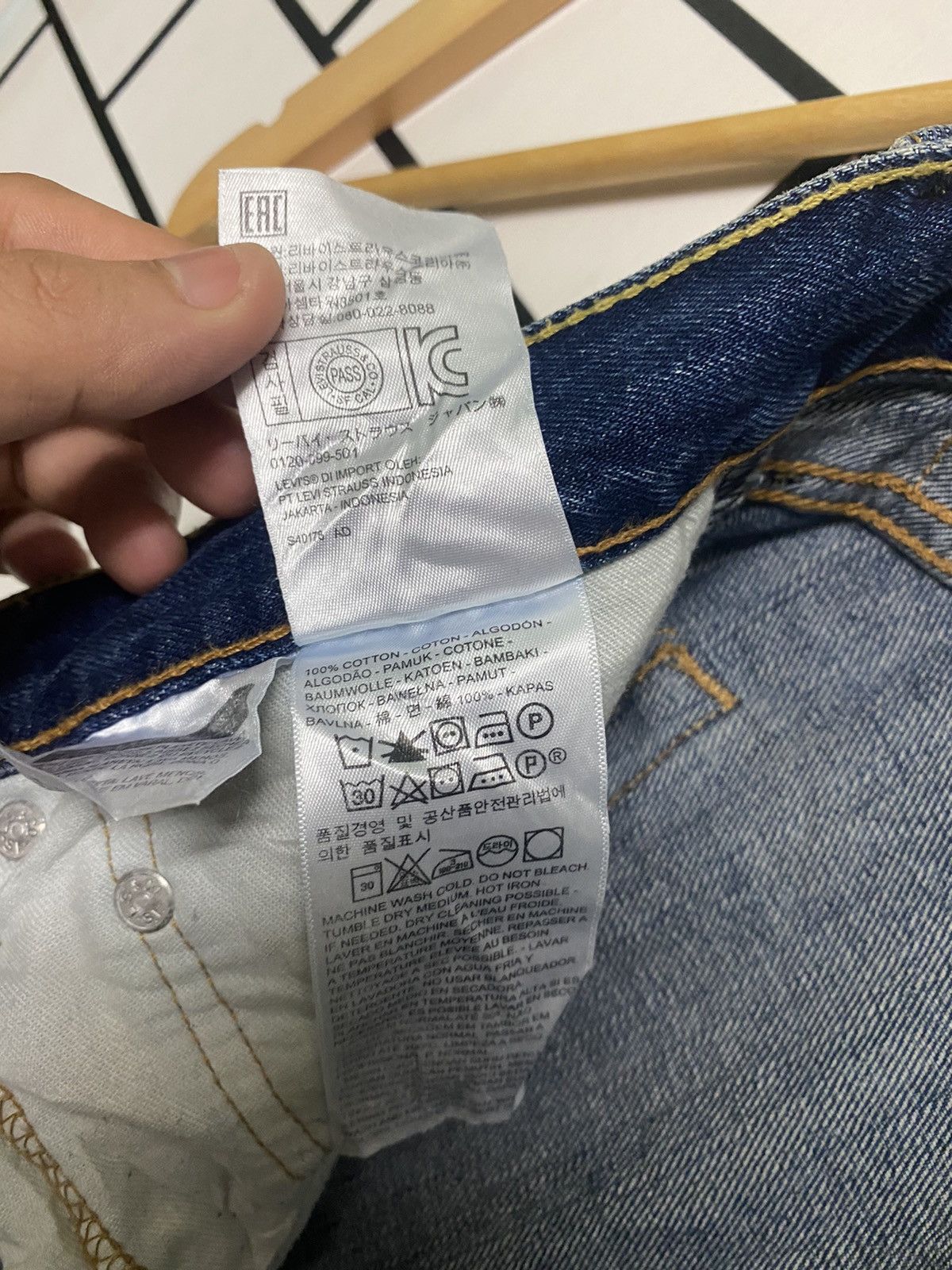 Levi's × Vintage Vintage LEVIS 510 Distressed jeans -L29 Size US 38 / EU 54 - 18 Thumbnail