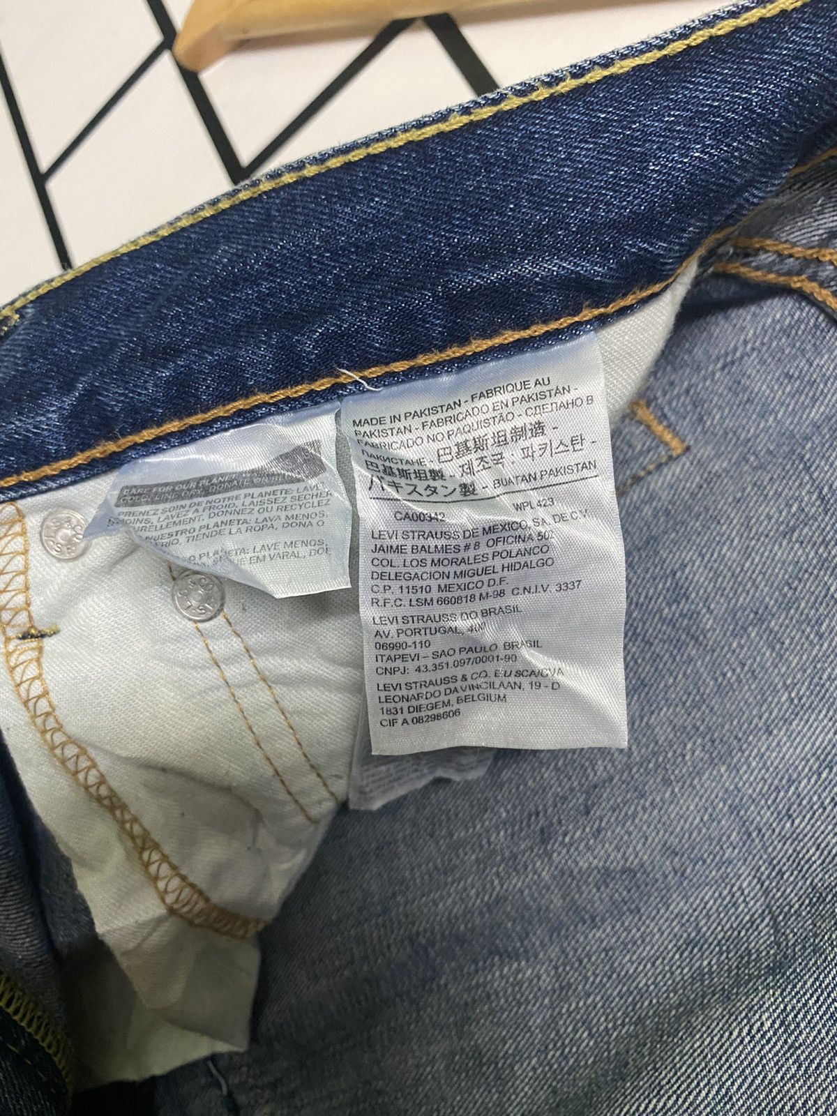 Levi's × Vintage Vintage LEVIS 510 Distressed jeans -L29 Size US 38 / EU 54 - 17 Thumbnail