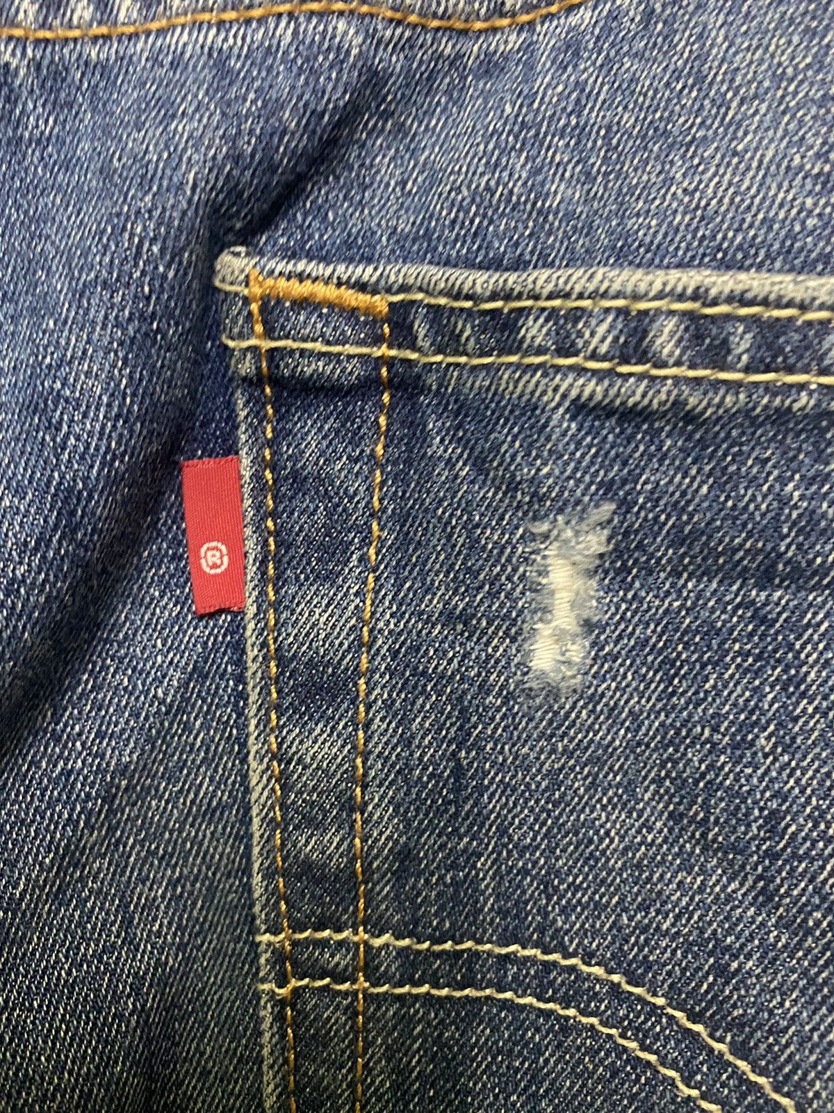 Levi's × Vintage Vintage LEVIS 510 Distressed jeans -L29 Size US 38 / EU 54 - 12 Thumbnail