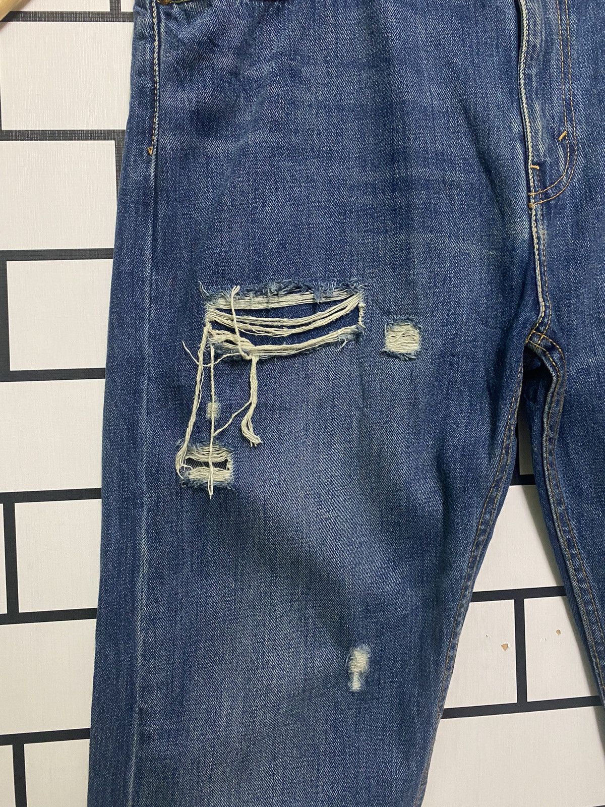 Levi's × Vintage Vintage LEVIS 510 Distressed jeans -L29 Size US 38 / EU 54 - 4 Thumbnail