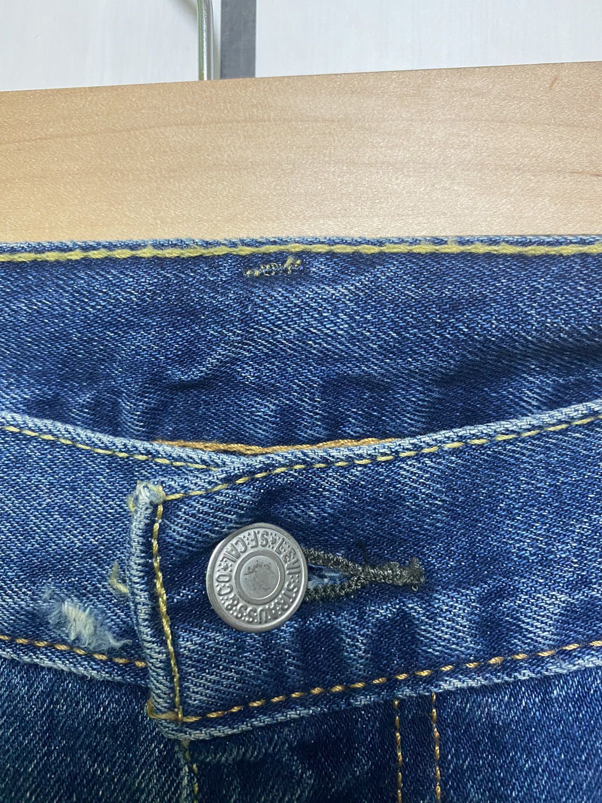 Levi's × Vintage Vintage LEVIS 510 Distressed jeans -L29 Size US 38 / EU 54 - 8 Thumbnail