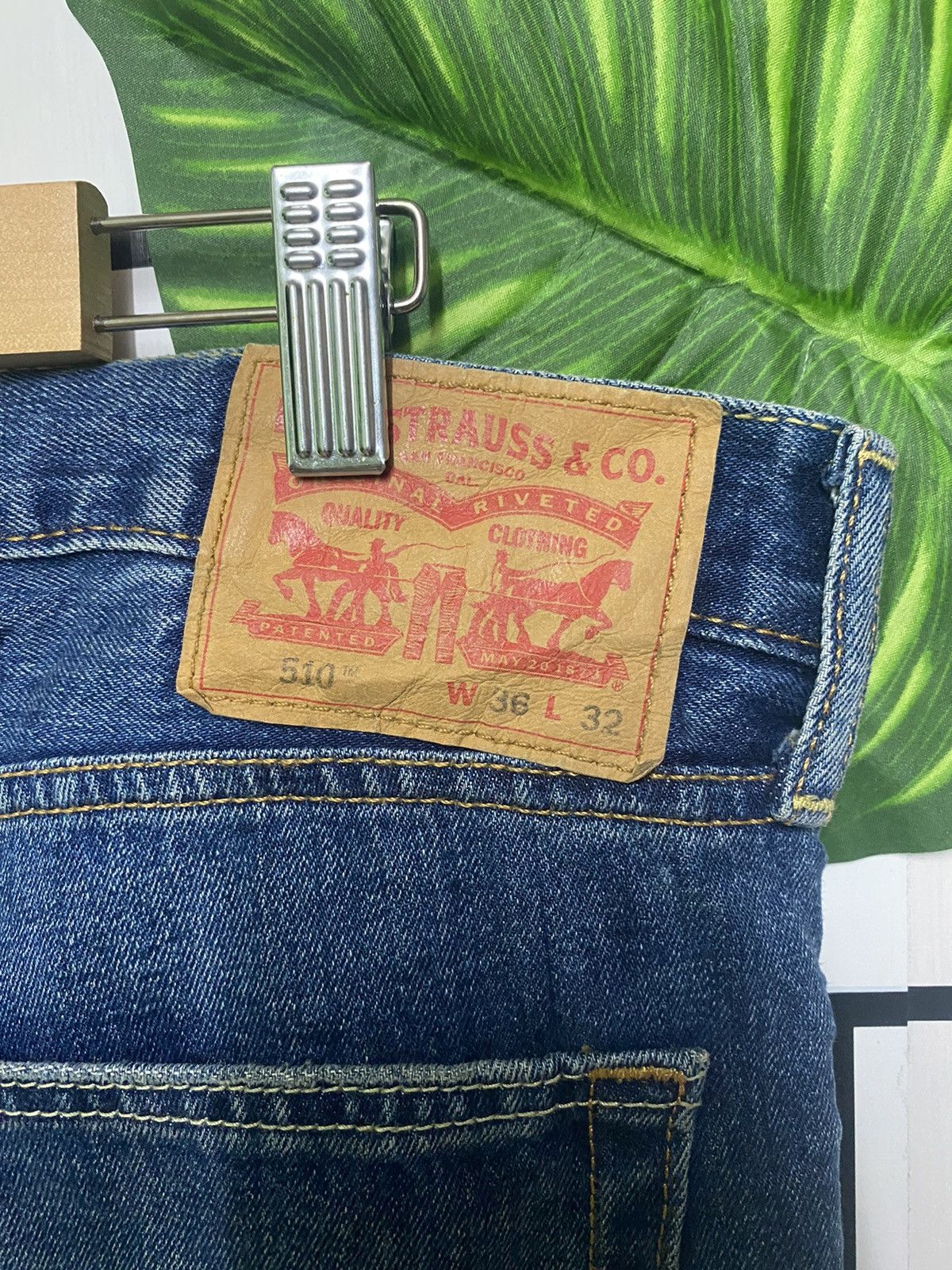 Levi's × Vintage Vintage LEVIS 510 Distressed jeans -L29 Size US 38 / EU 54 - 10 Thumbnail