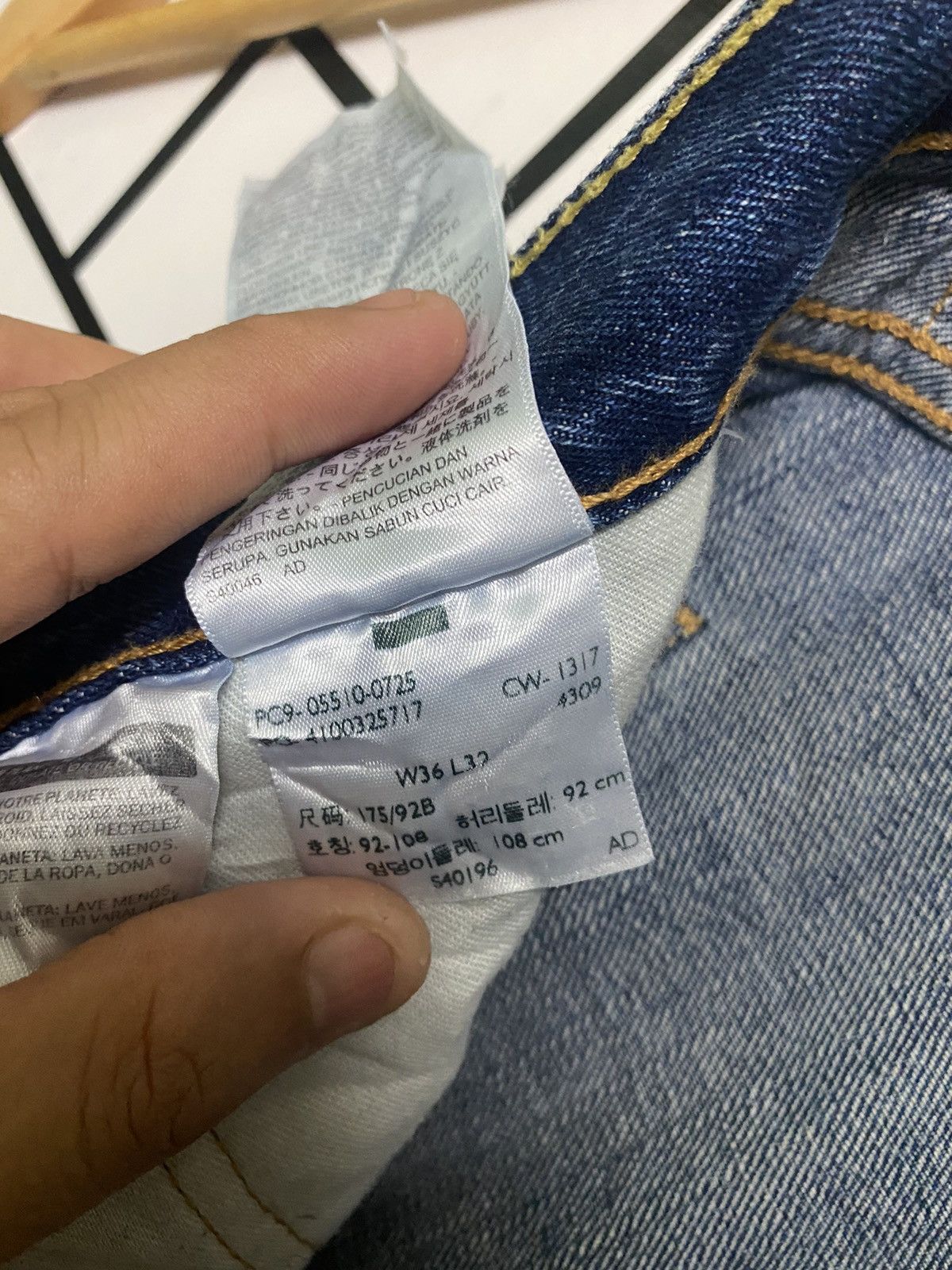 Levi's × Vintage Vintage LEVIS 510 Distressed jeans -L29 Size US 38 / EU 54 - 19 Thumbnail