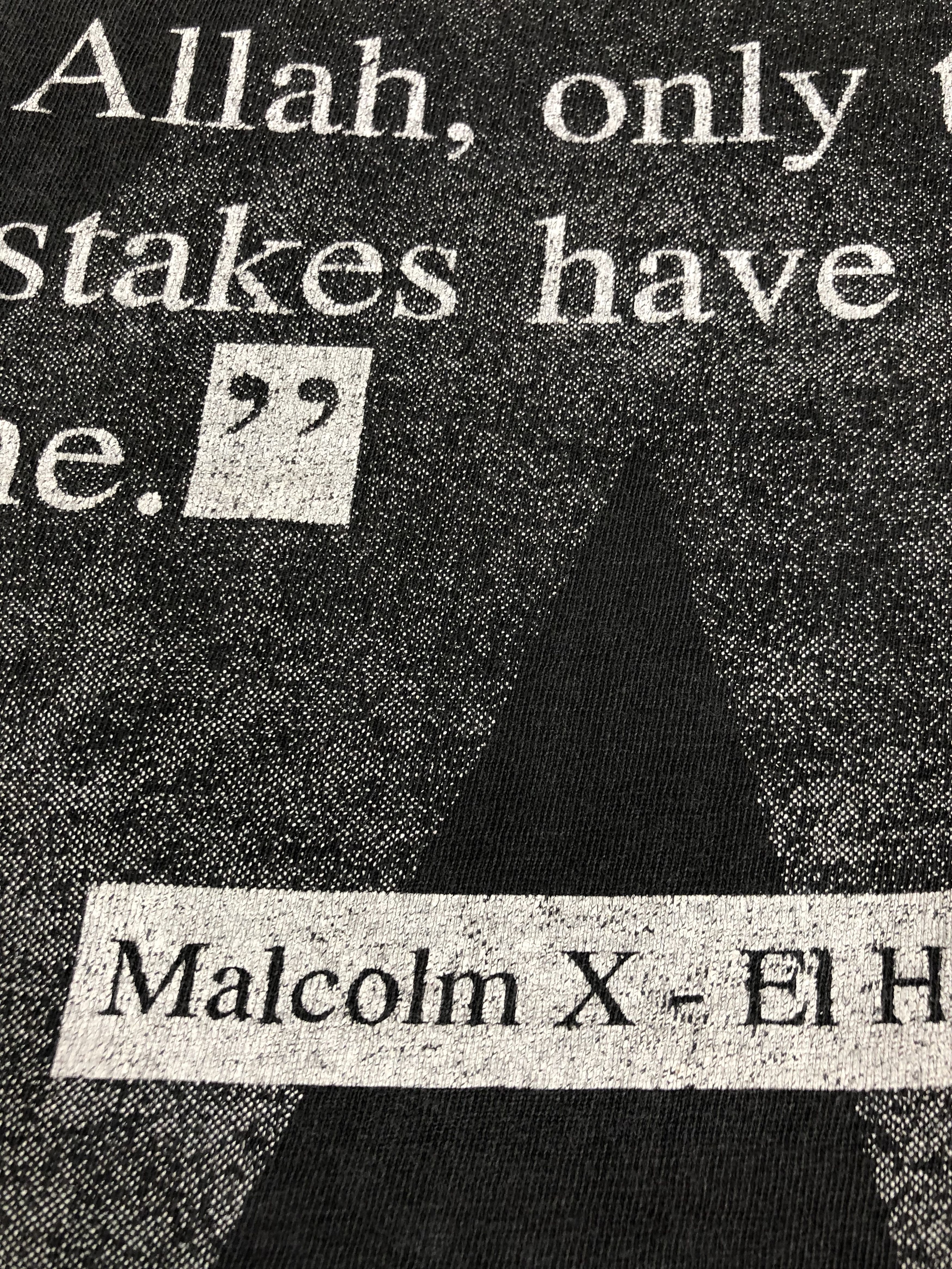Vintage Vintage 90s Malcolm X (Martin Luther King Muhammad Ali) Size US XL / EU 56 / 4 - 10 Thumbnail