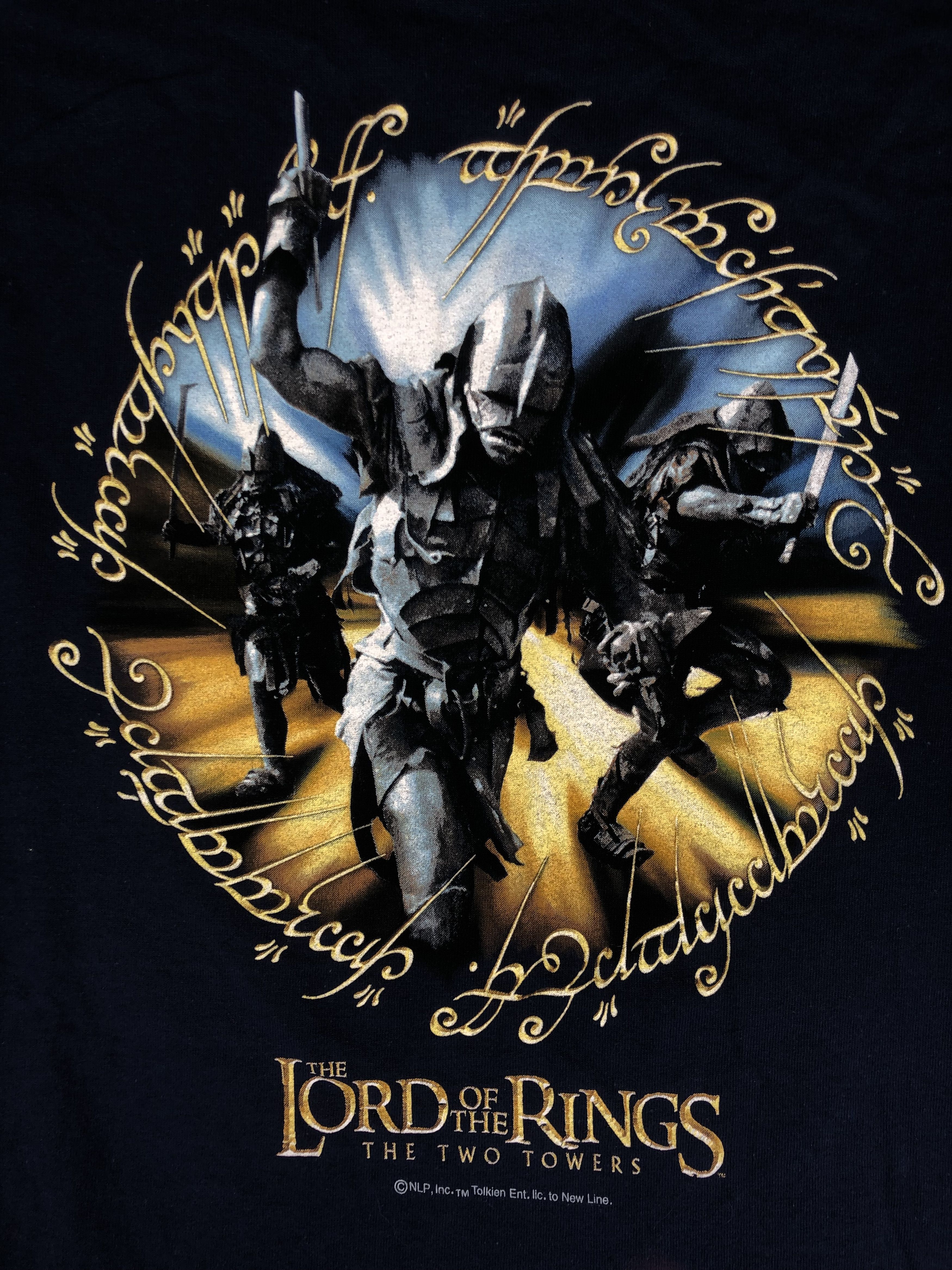 Vintage Vintage 00s The Lord Of The Rings The Two Towers Size US L / EU 52-54 / 3 - 3 Thumbnail