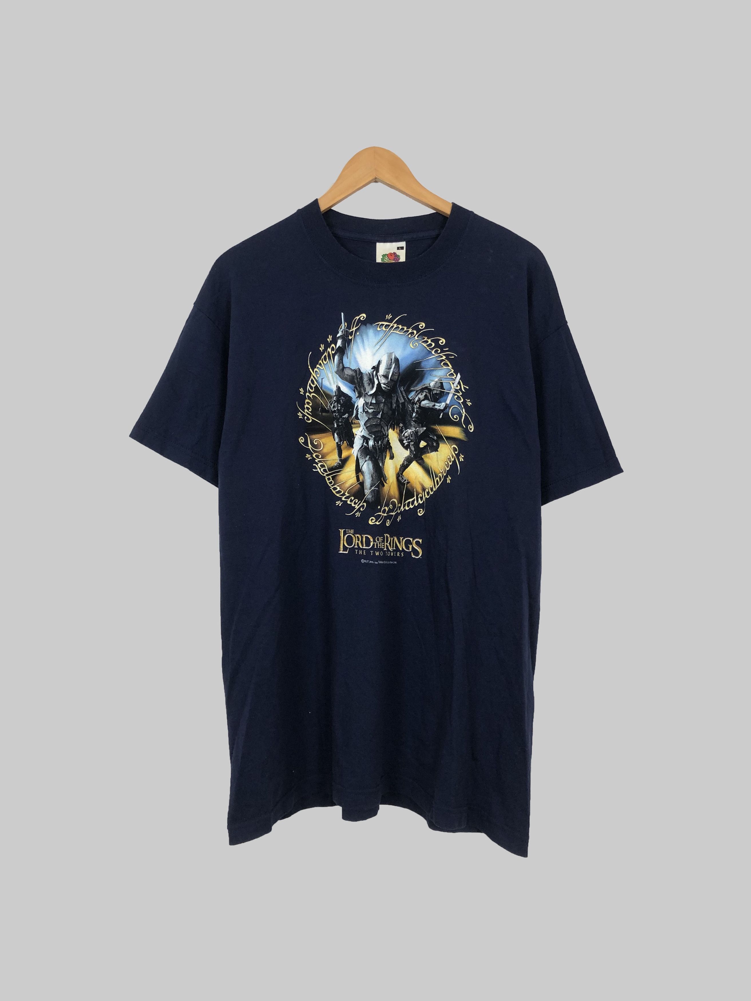 Vintage Vintage 00s The Lord Of The Rings The Two Towers Size US L / EU 52-54 / 3 - 1 Thumbnail