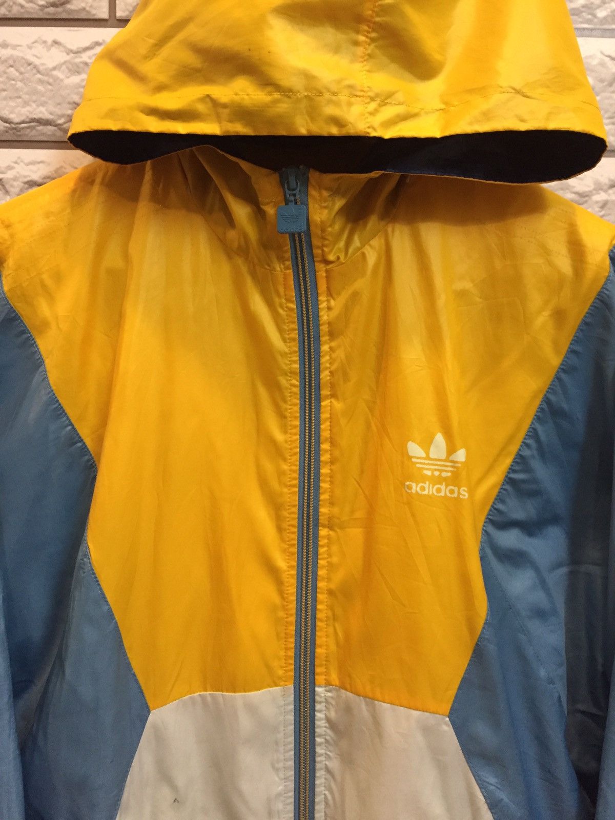 Adidas Adidas Trefoil Windbraker With Hoodie Size US M / EU 48-50 / 2 - 2 Thumbnail