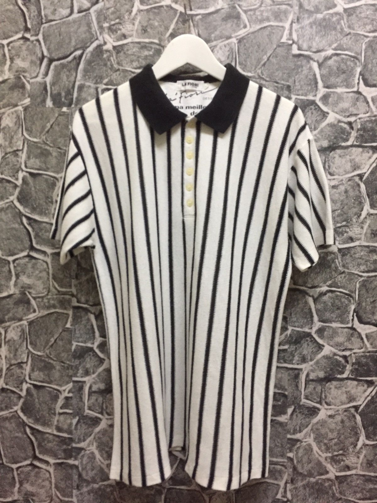 Vintage Final Drop📌LA' FIORI HOMME STRIPE POLOS Size US L / EU 52-54 / 3 - 2 Thumbnail